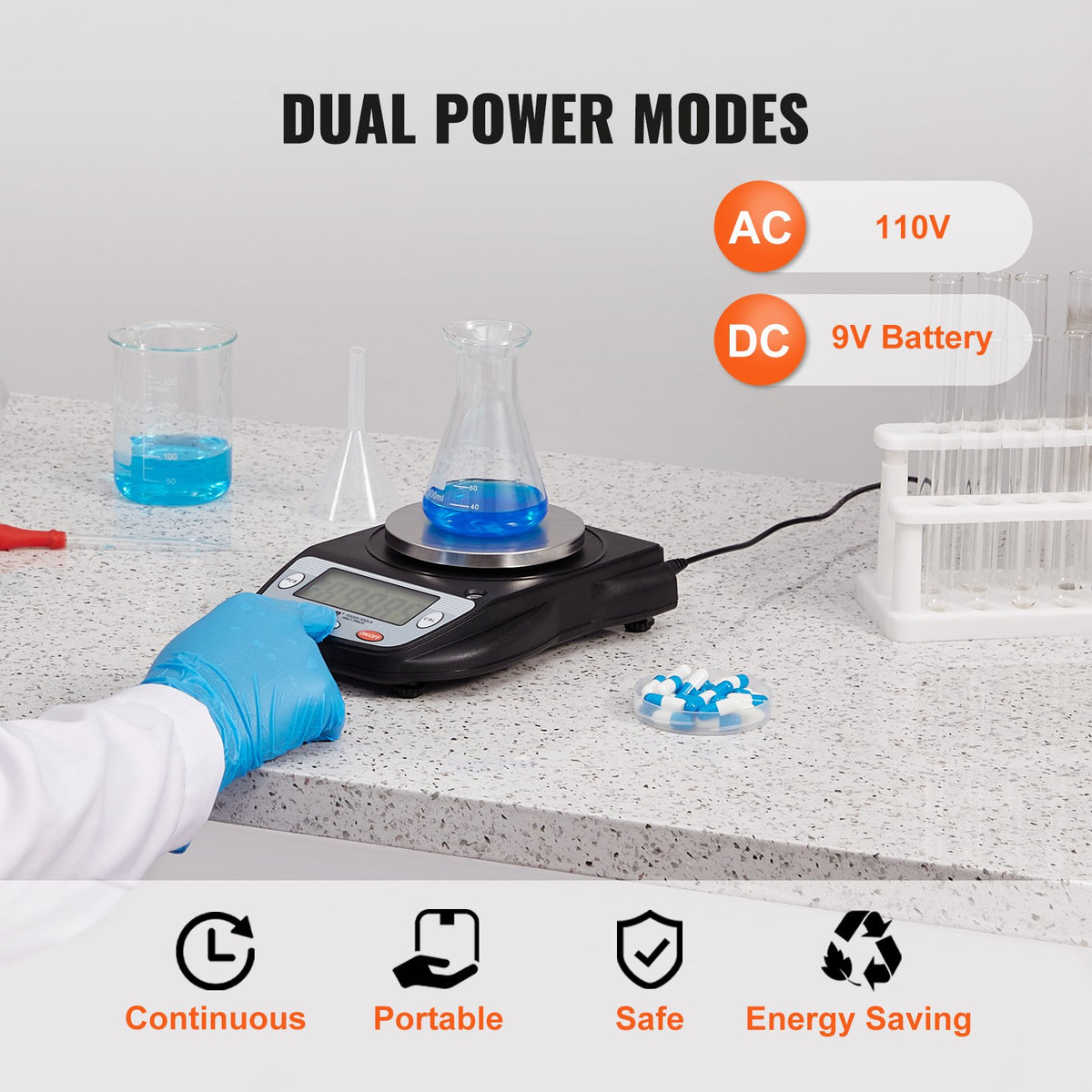 High Precision Digital Analytical Balance Lab Weighing Scale 0.001g–0.01g LCD