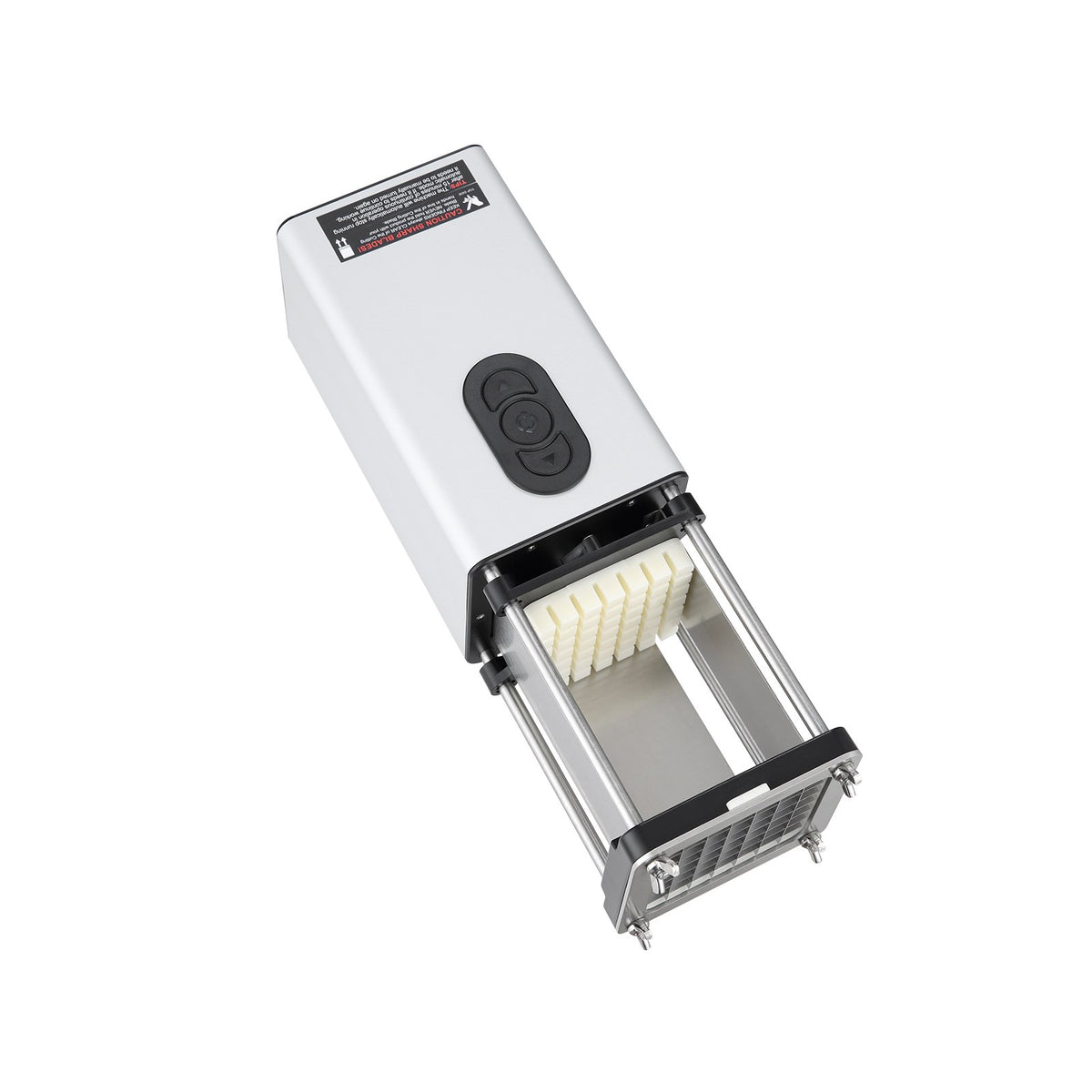 Electric French Fry Cutter Potato Slicer 1/2-Inch 3/8-Inch Stainless Blades