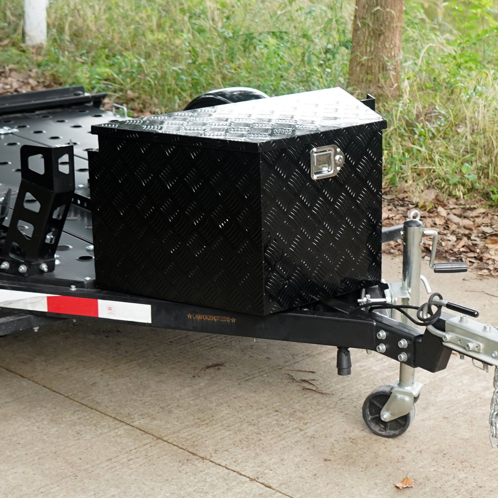 Aluminum Trailer Tongue Box 83.8 x 48.3 x 45.7 cm with Lock and Keys