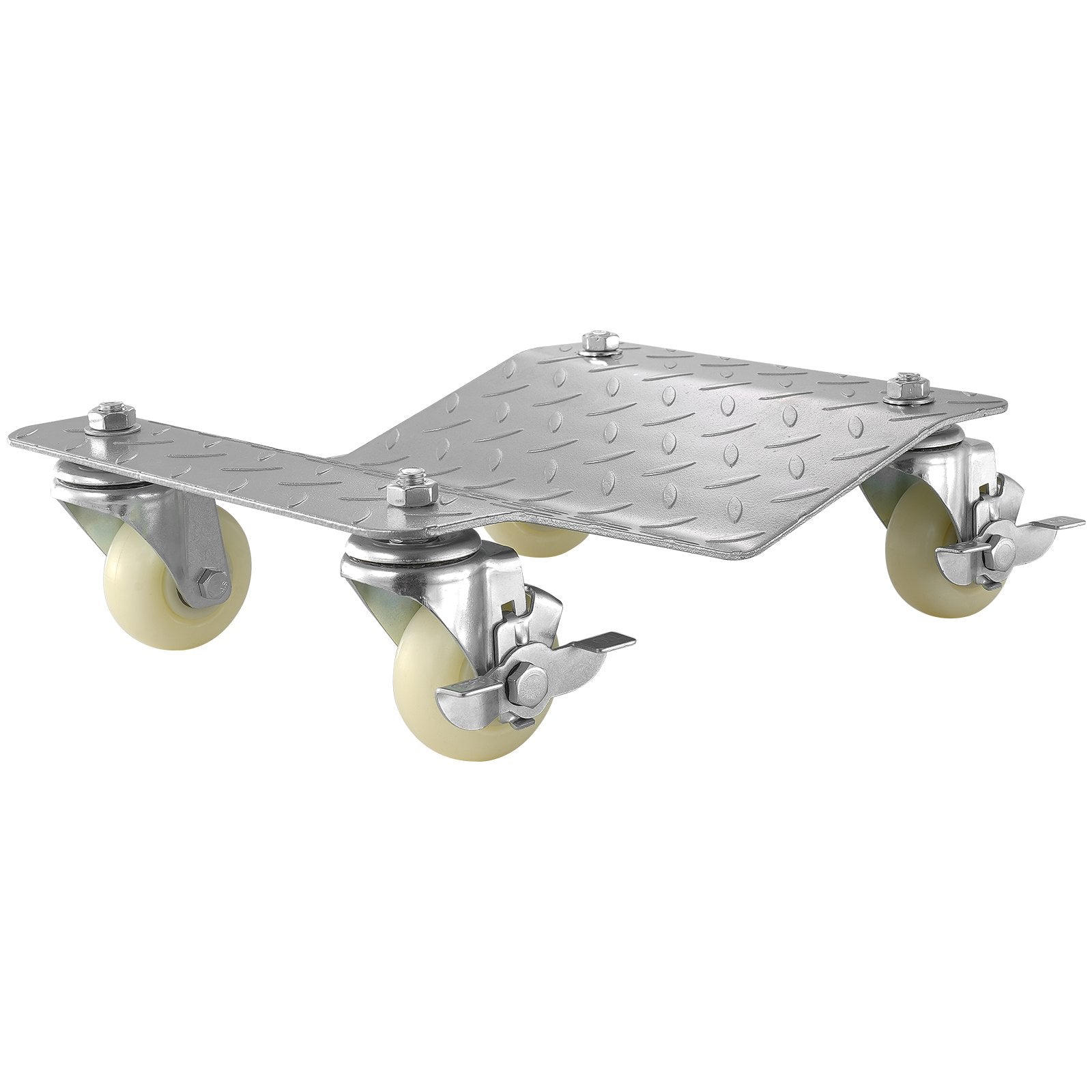 2PCS Tire Wheel Dollies 12x16in Platform with 3in Casters for Vehicle Repair
