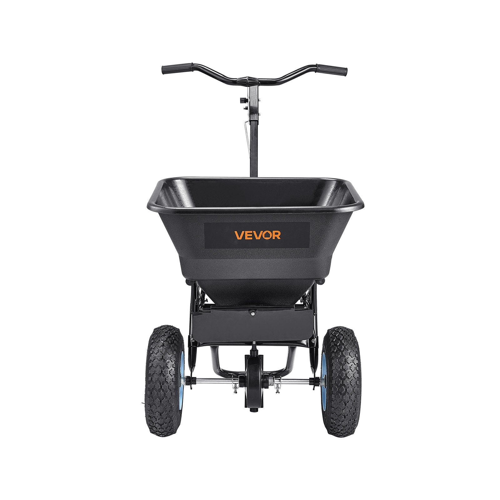 Lawn Spreader Push and Tow Behind Broadcast Drop Fertilizer Seed Ice Melt
