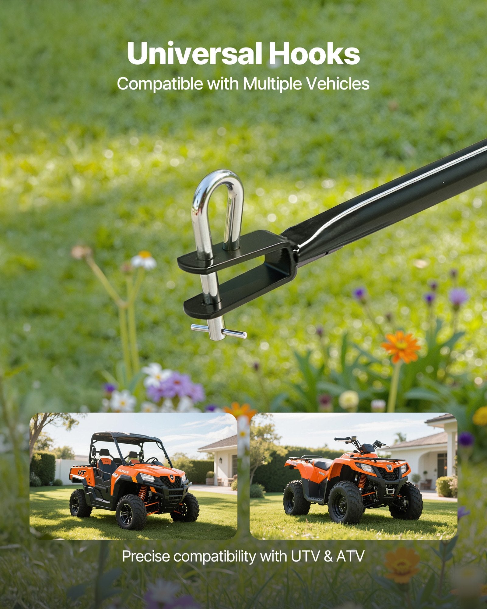 Lawn Spreader Push and Tow Behind Broadcast Drop Fertilizer Seed Ice Melt