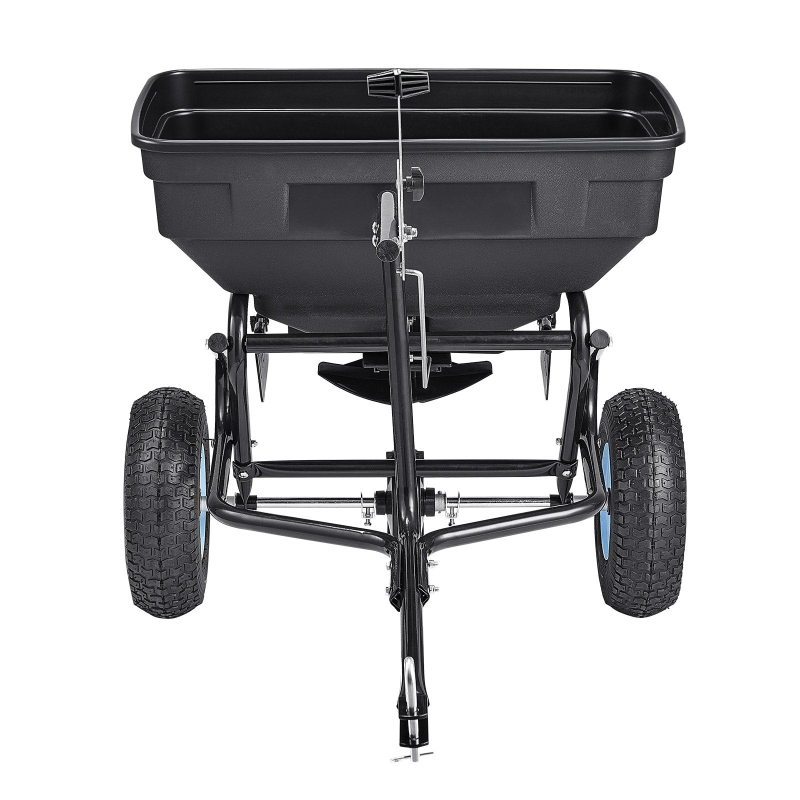 Lawn Spreader Push and Tow Behind Broadcast Drop Fertilizer Seed Ice Melt