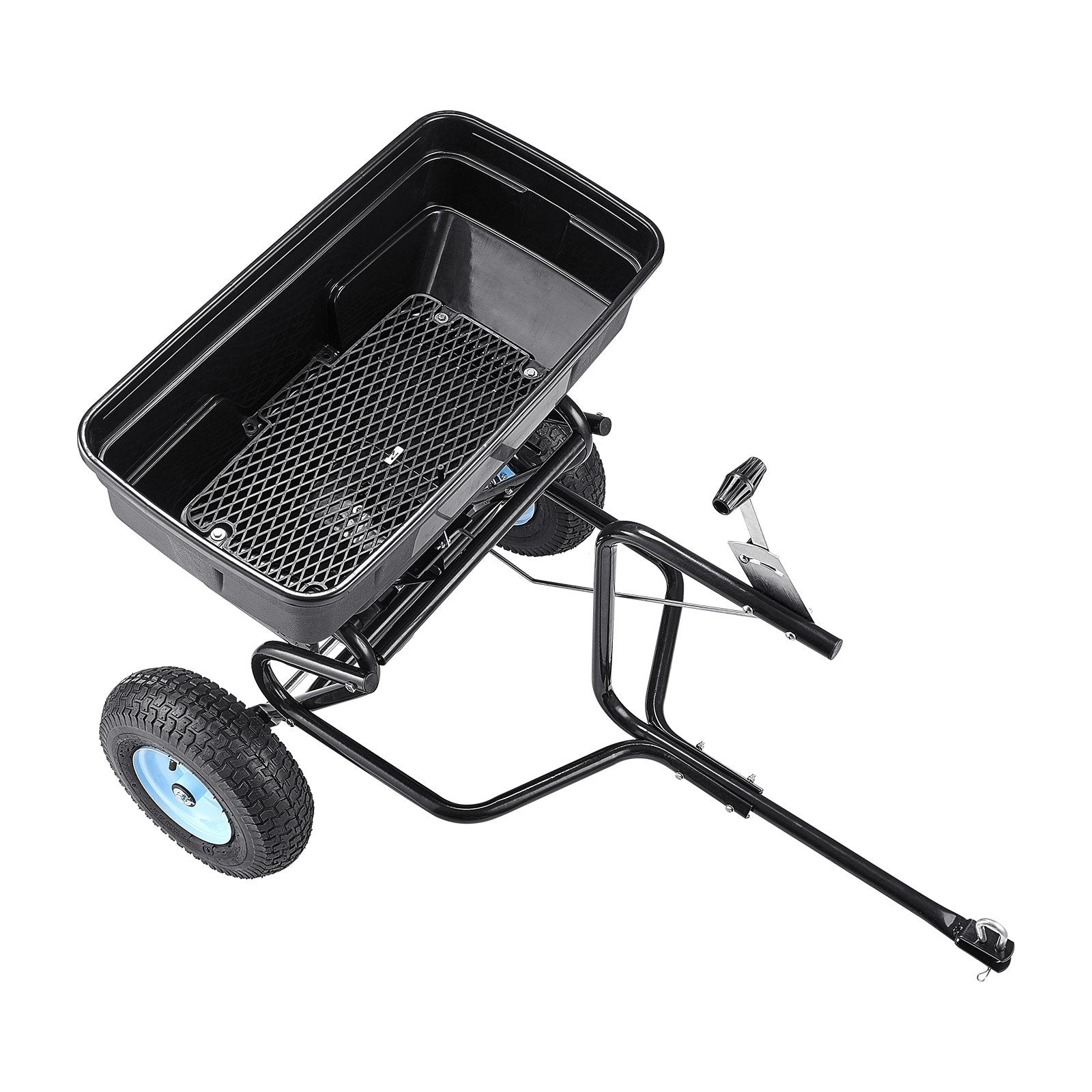 Lawn Spreader Push and Tow Behind Broadcast Drop Fertilizer Seed Ice Melt