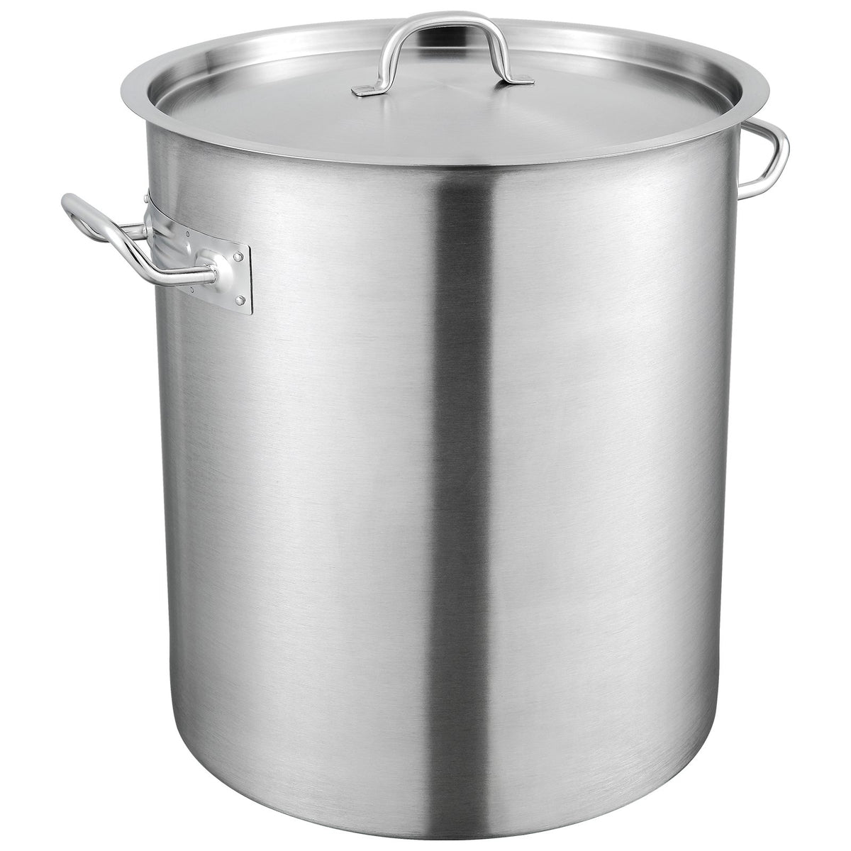 Stainless Steel Stockpot 42 Quart Large Cooking Pot Heavy Duty Commercial Silver