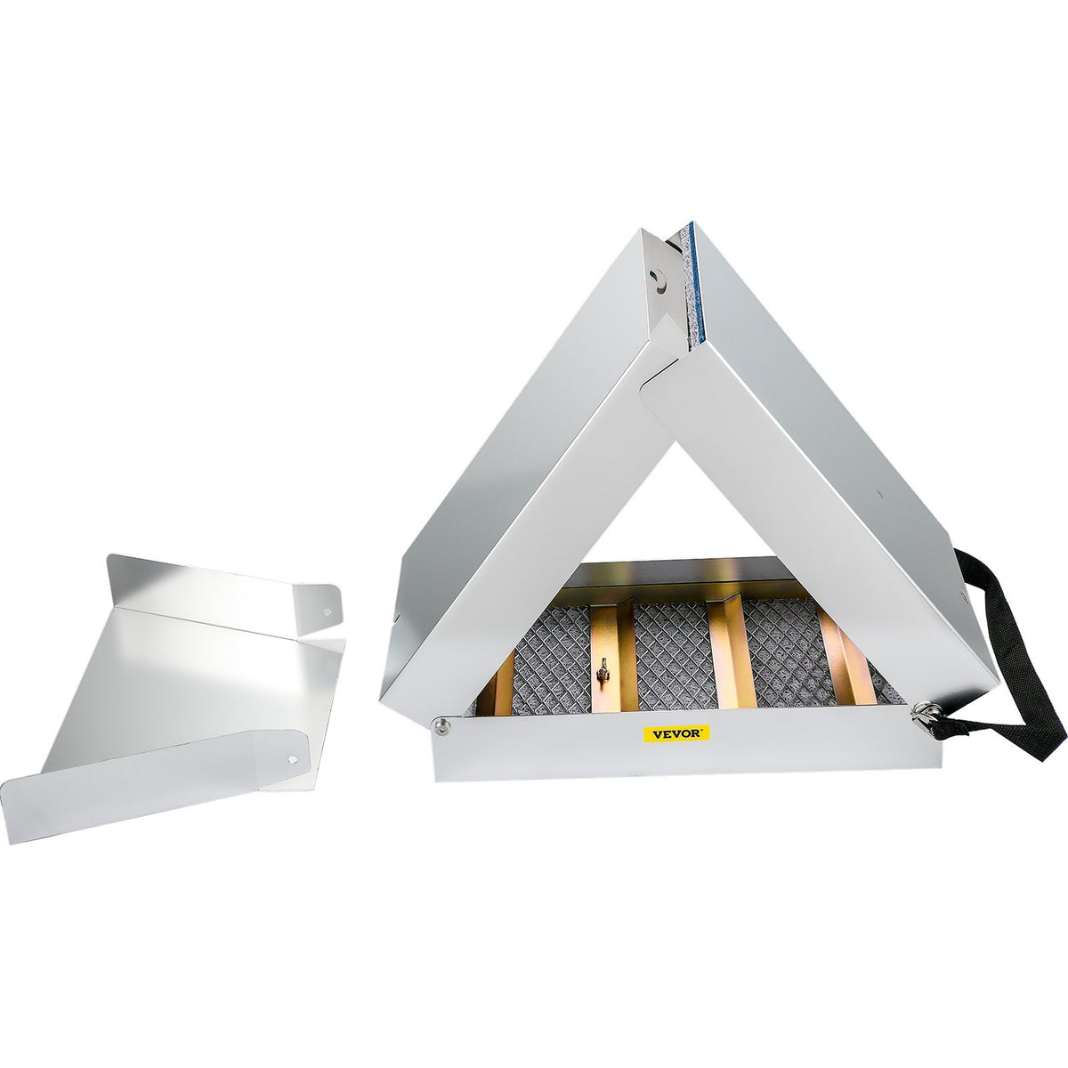 Folding Aluminum Alloy Sluice Box 50in Lightweight Portable Gold Panning