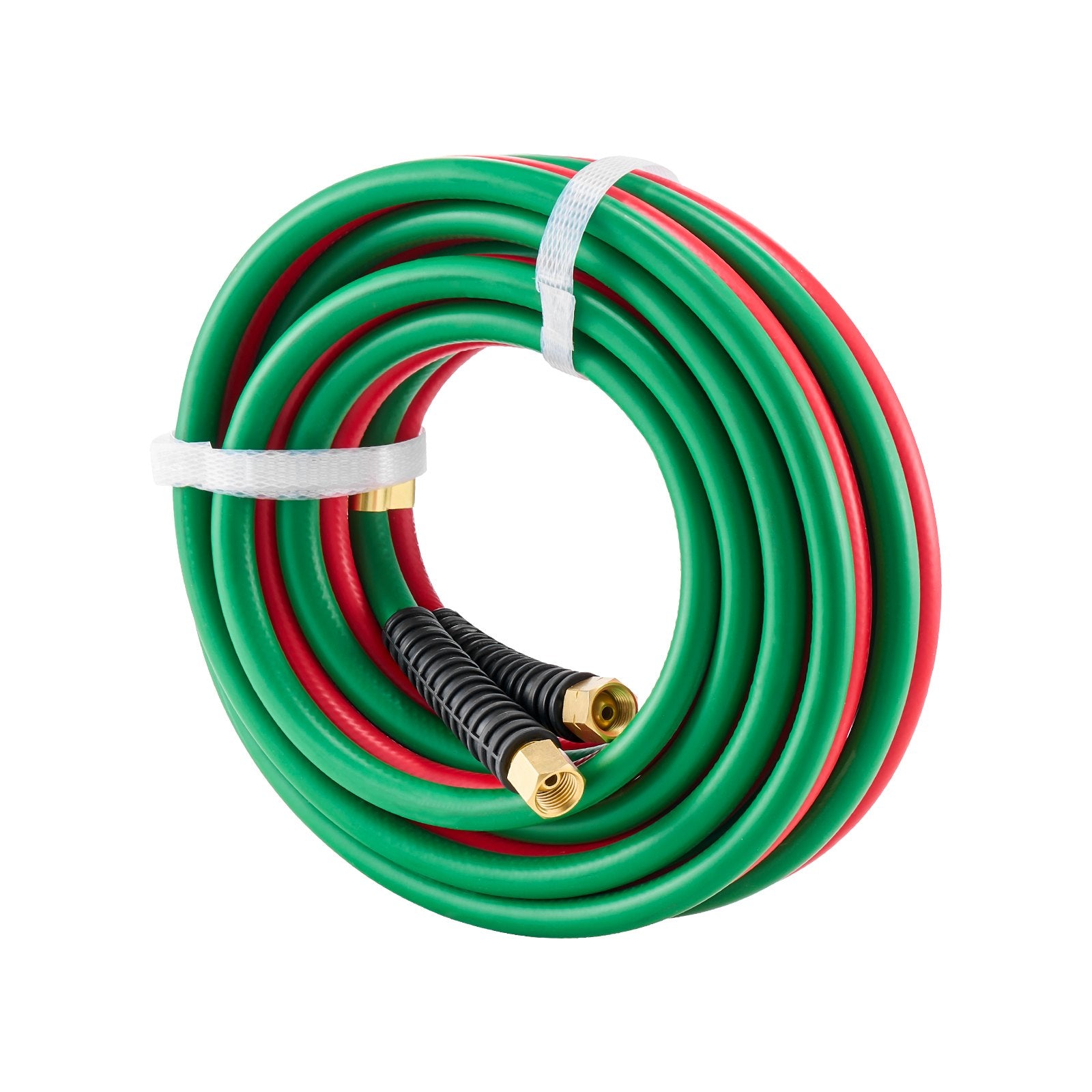 Oxygen Acetylene Hose 1/4in x 15FT 300PSI T Grade Twin Hose 9/16-18 B Fitting