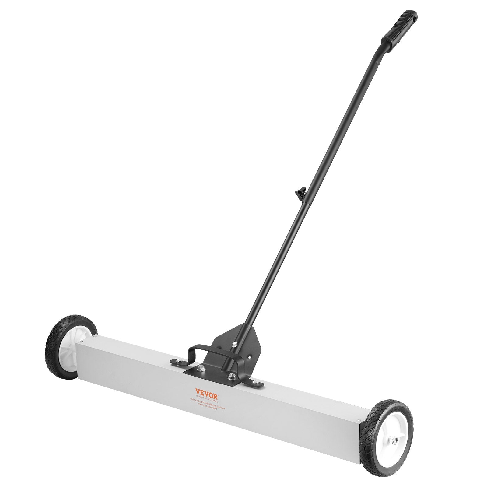 24.9 kg Rolling Magnetic Sweeper, Push-Type with Wheels and Telescoping Handle