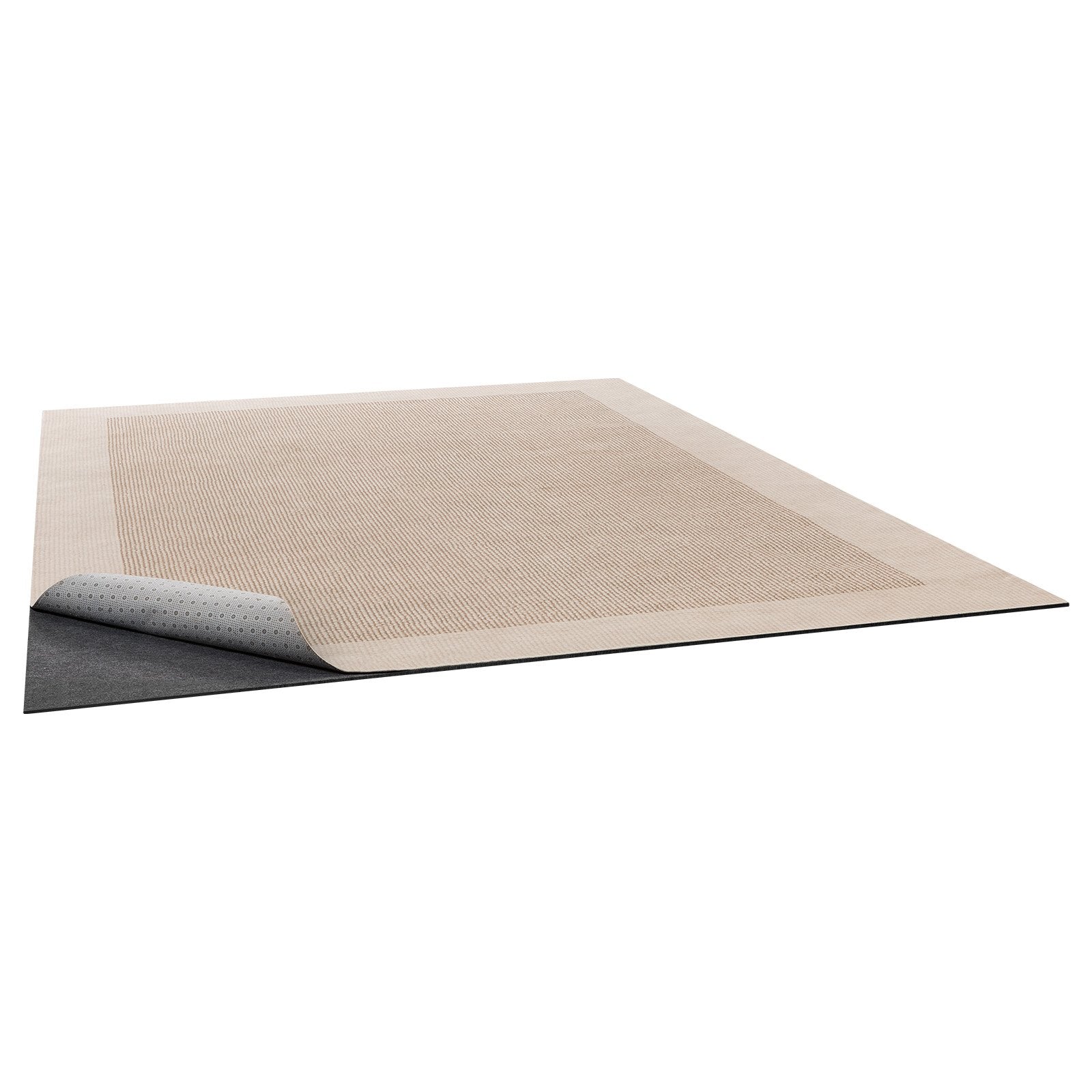 Non-Slip Rug Pad Carpet Underlay with Felt Cushion & Rubber Gripper