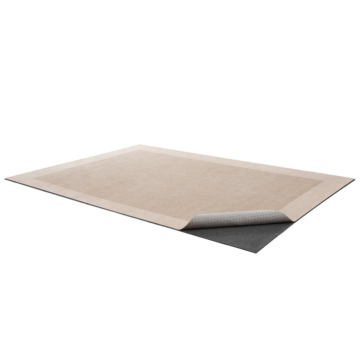 Non-Slip Rug Pad Carpet Underlay with Felt Cushion & Rubber Gripper