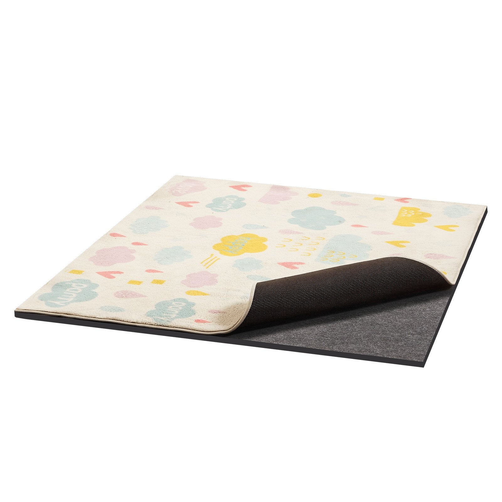 2.44 x 1.52m Non-Slip Rug Pad Felt Cushion & Rubber Gripper Mat