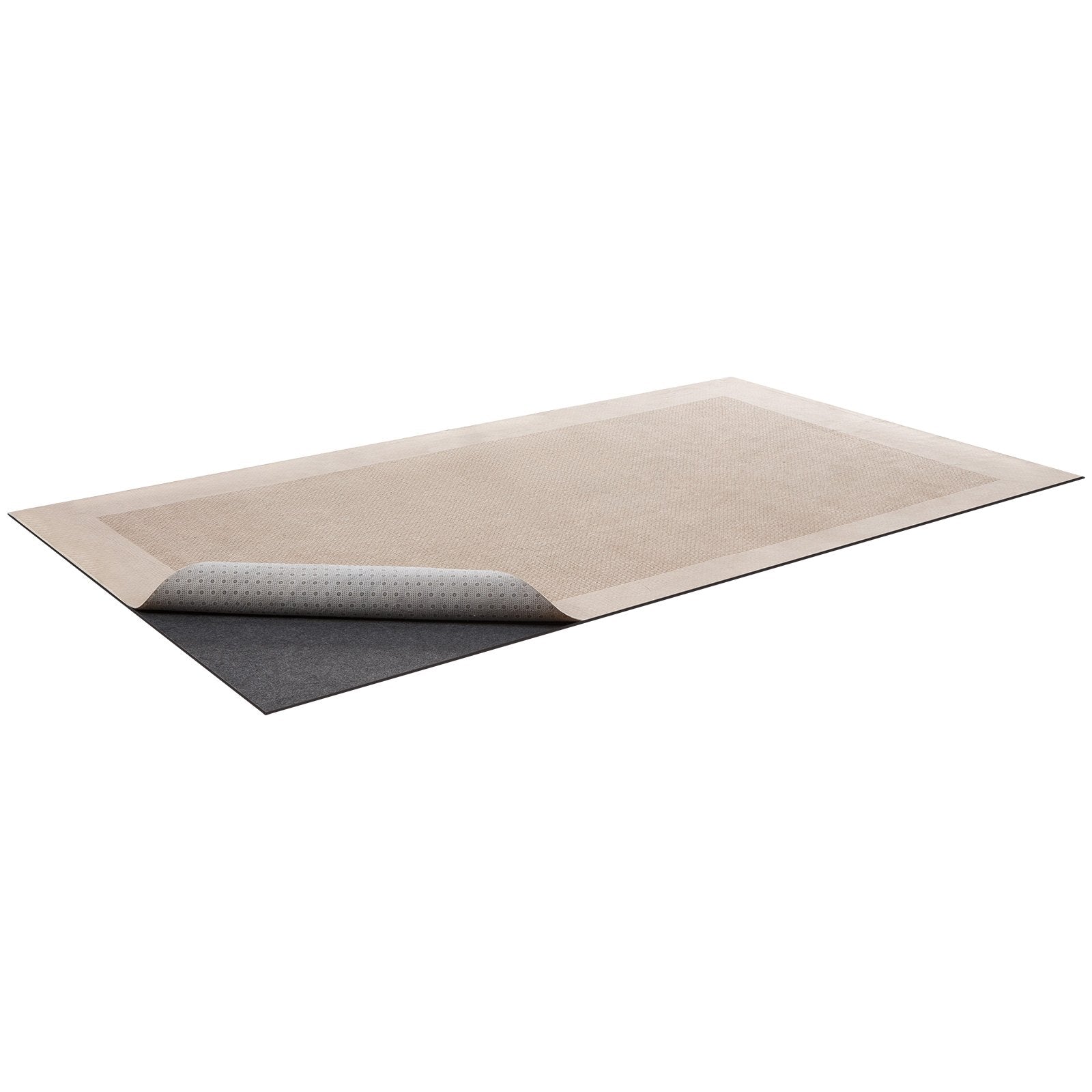 2.74 x 3.66m Non-Slip Rug Pad Felt Cushion & Rubber Gripper Mat