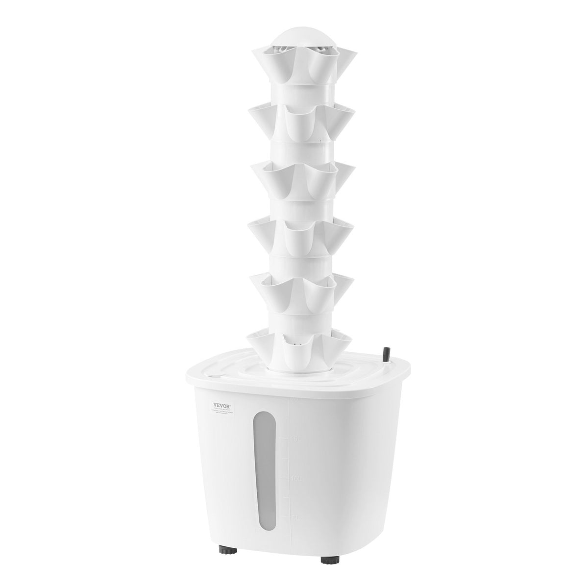 Hydroponic Growing System, 30 Pods 6-Tier Vertical Tower with Pump and Timer