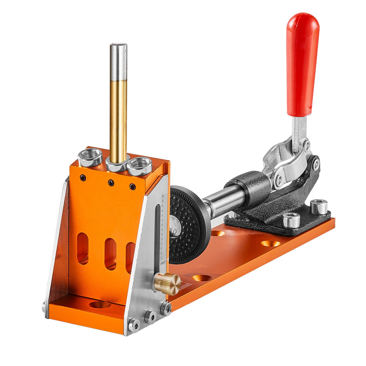 Pocket Hole Jig Kit 30 Pcs Adjustable with Step Drills Wrenches and Bits