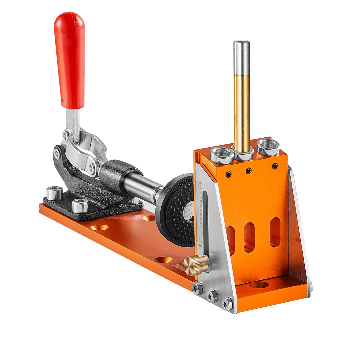 Pocket Hole Jig Kit 30 Pcs Adjustable with Step Drills Wrenches and Bits