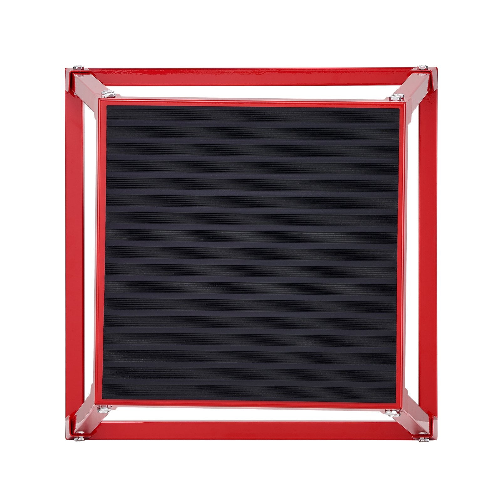 Plyometric Jump Boxes Agility Exercise Step Up Anti-Slip Set 12/18/24in Red