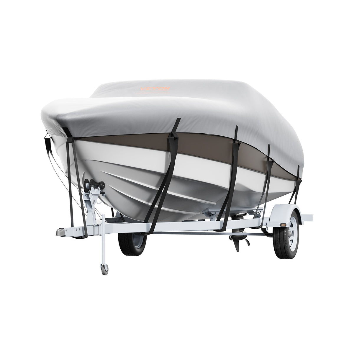 Waterproof Trailerable Boat 20-22 ft with Motor Cover and Buckle Straps