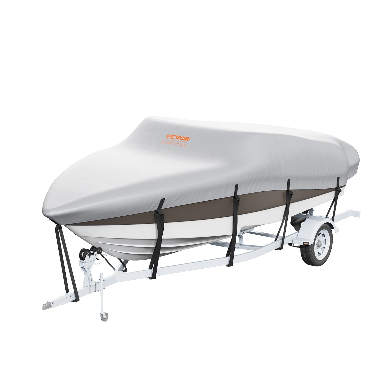 Waterproof Trailerable Boat 20-22 ft with Motor Cover and Buckle Straps