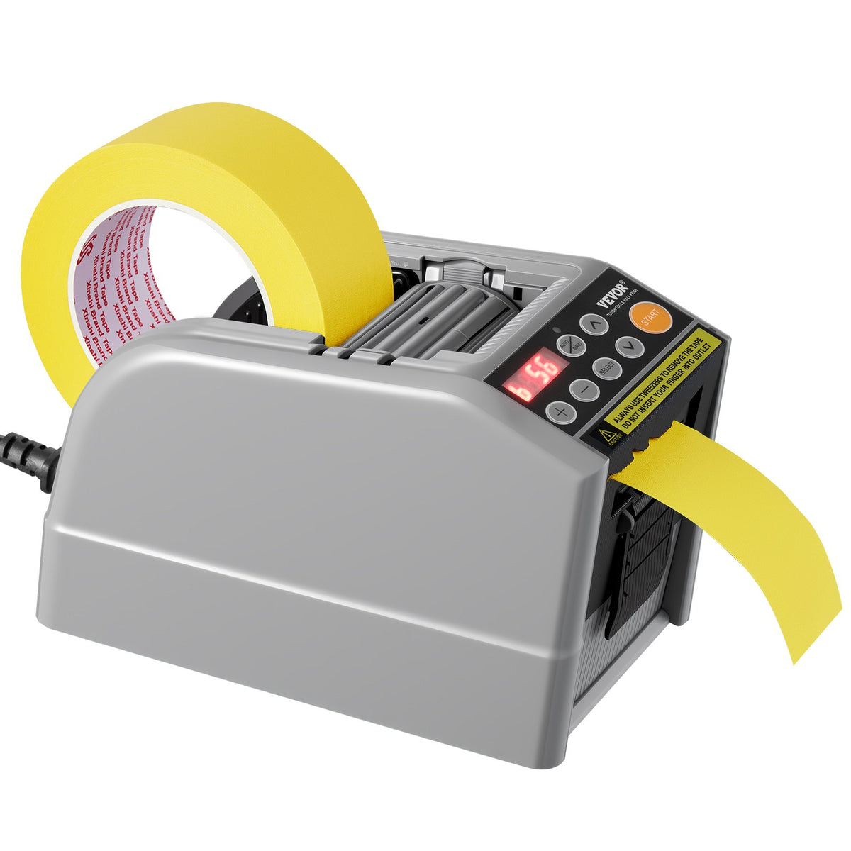 Automatic Tape Dispenser Electric Cutter 6-60mm Width 25W Machine