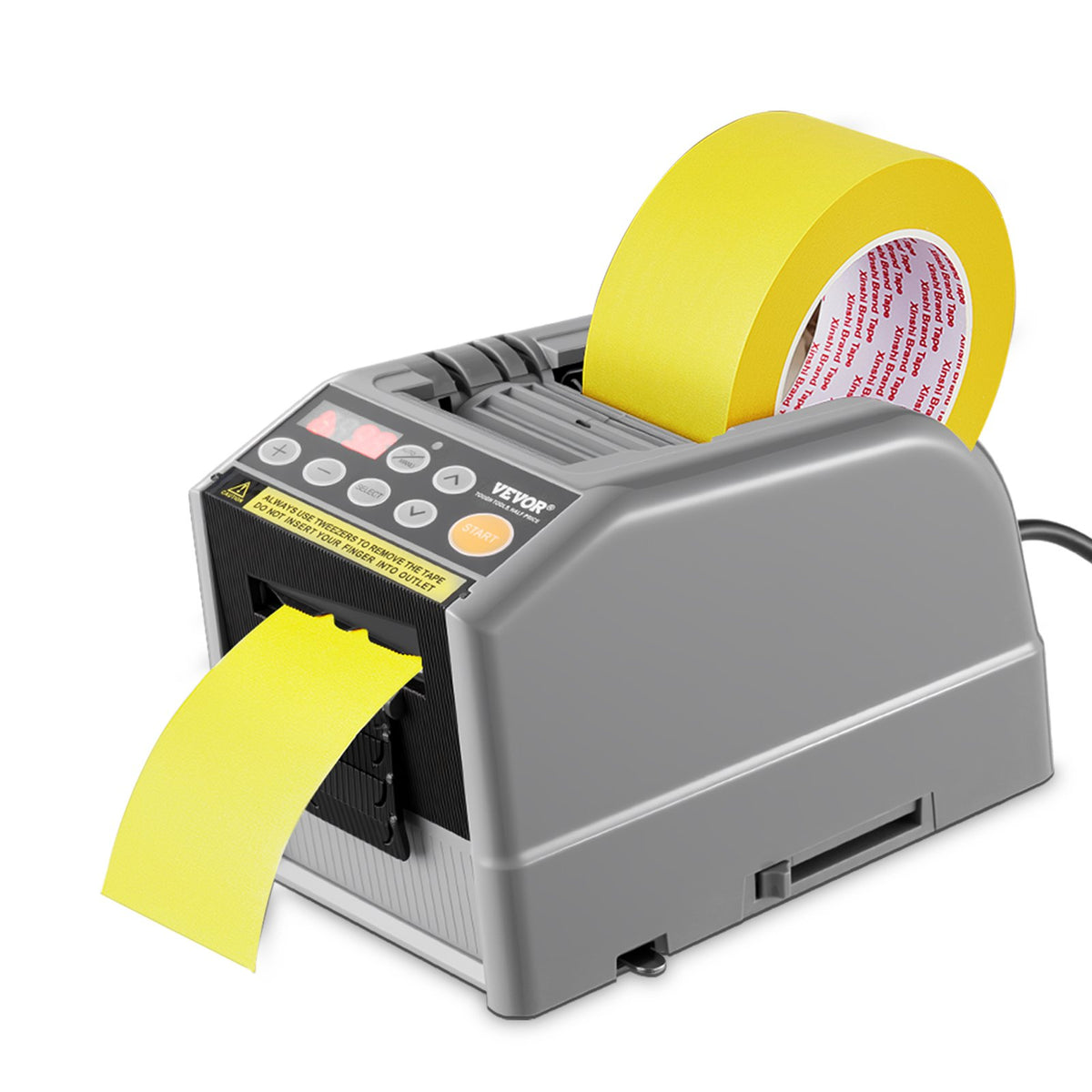Automatic Tape Dispenser Electric Cutter 6-60mm Width 25W Machine