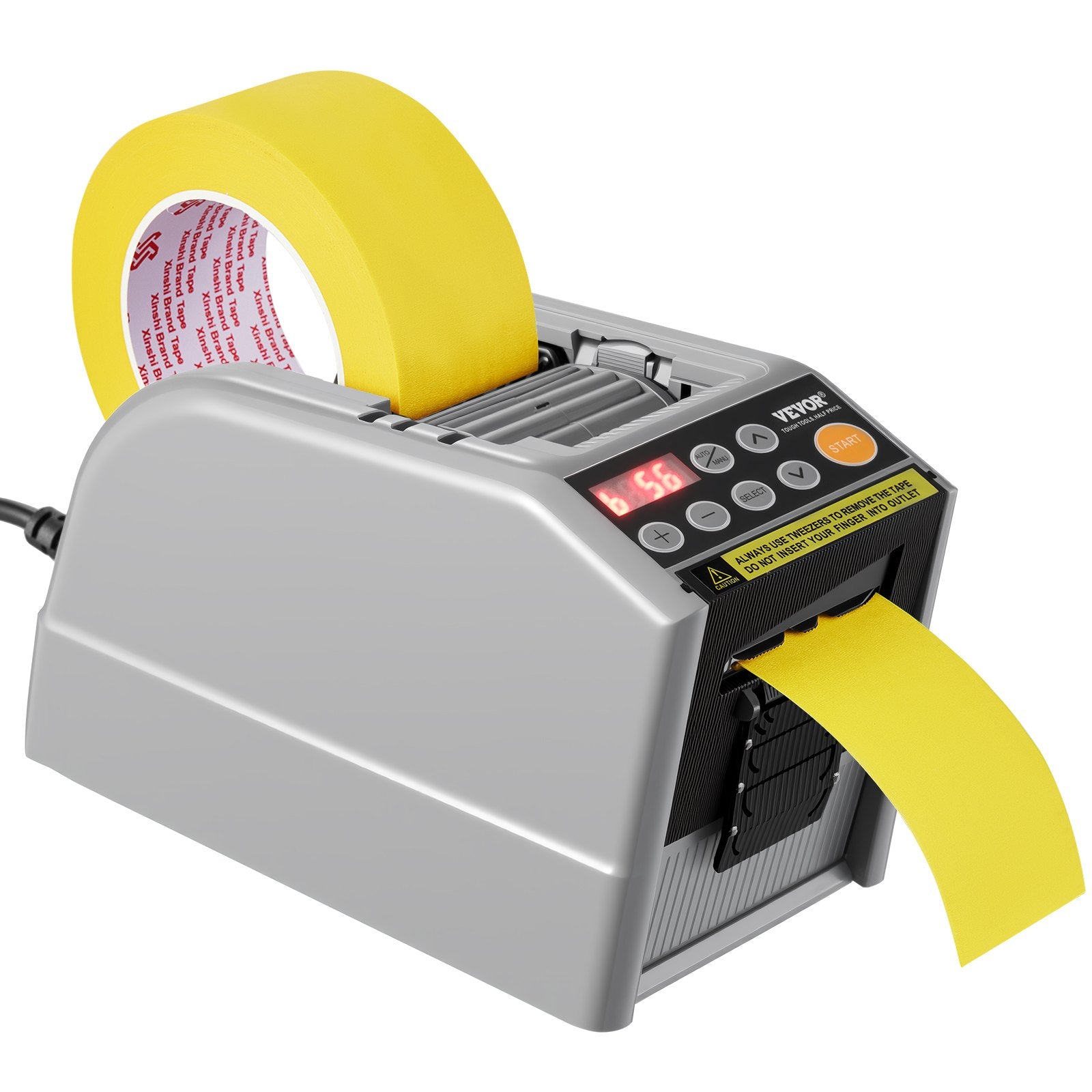 Automatic Tape Dispenser Electric Cutter 6-60mm Width 25W Machine