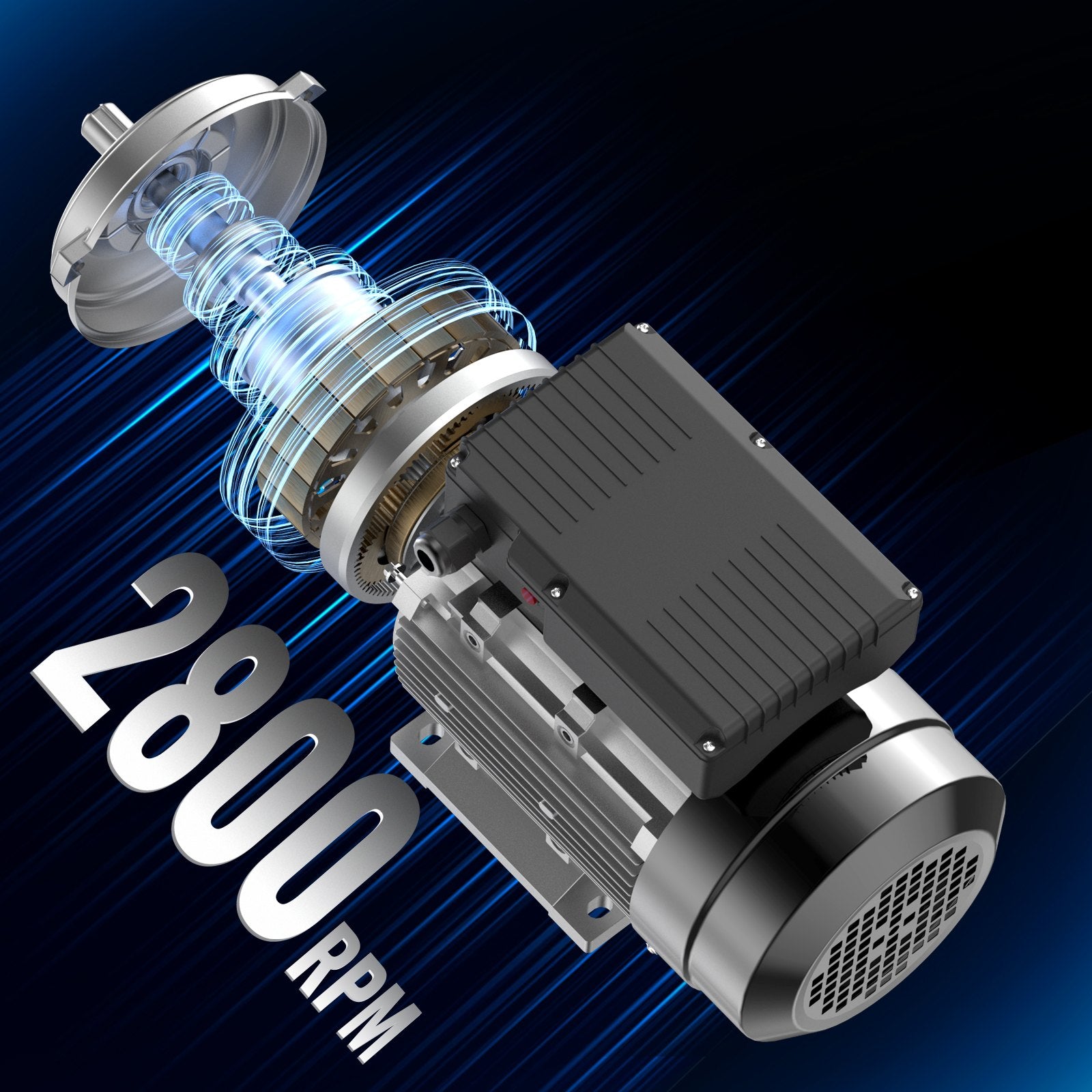 2.2KW Electric Motor 2800RPM Single Phase 220-240V B3 Frame