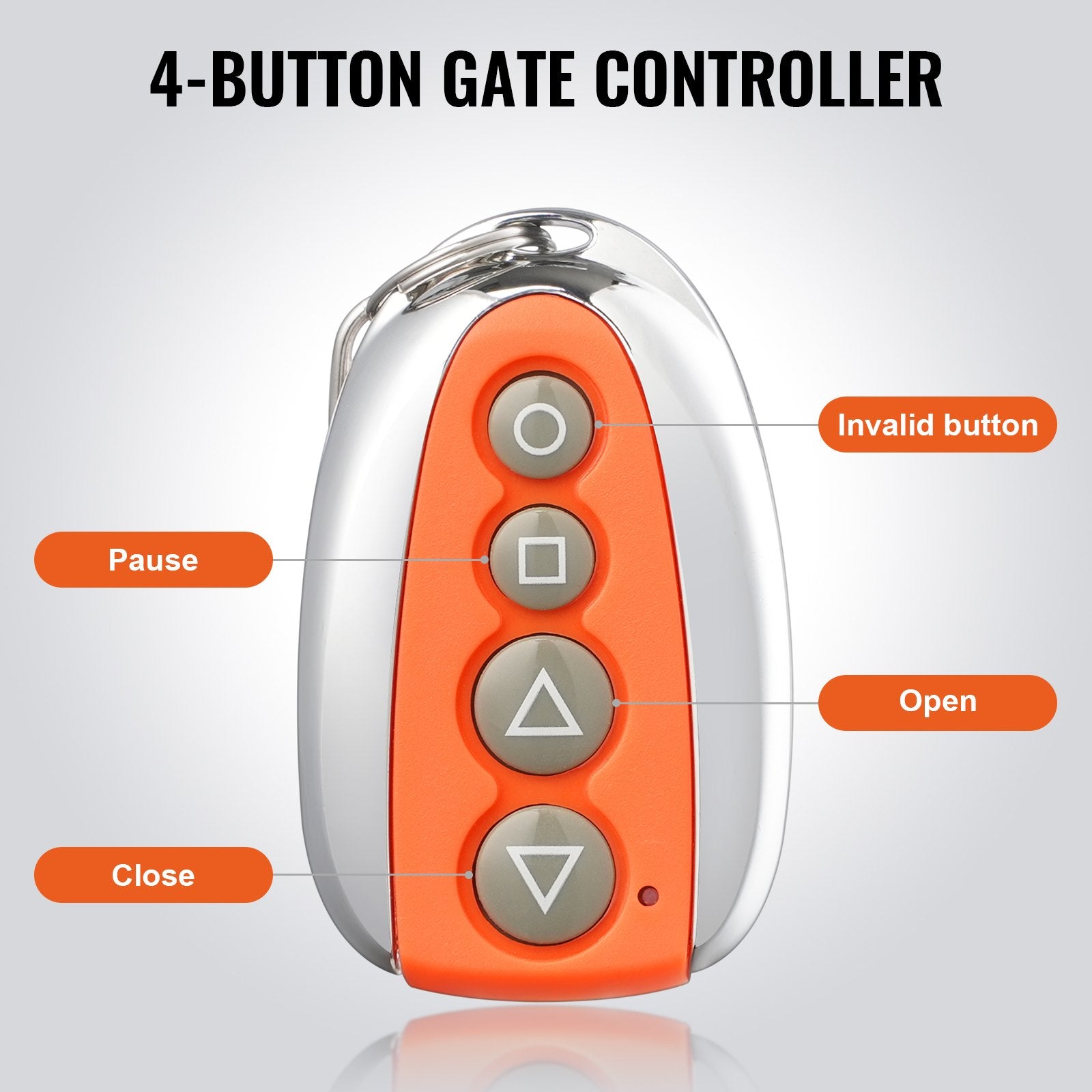 Sliding Gate Opener Remote 4Button 131ft Range MultiCode Electric Garage GateKit