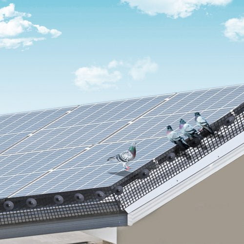 Solar Panel Guard Bird Critter Protection 8 in x 100 ft Wire Mesh with Fasteners