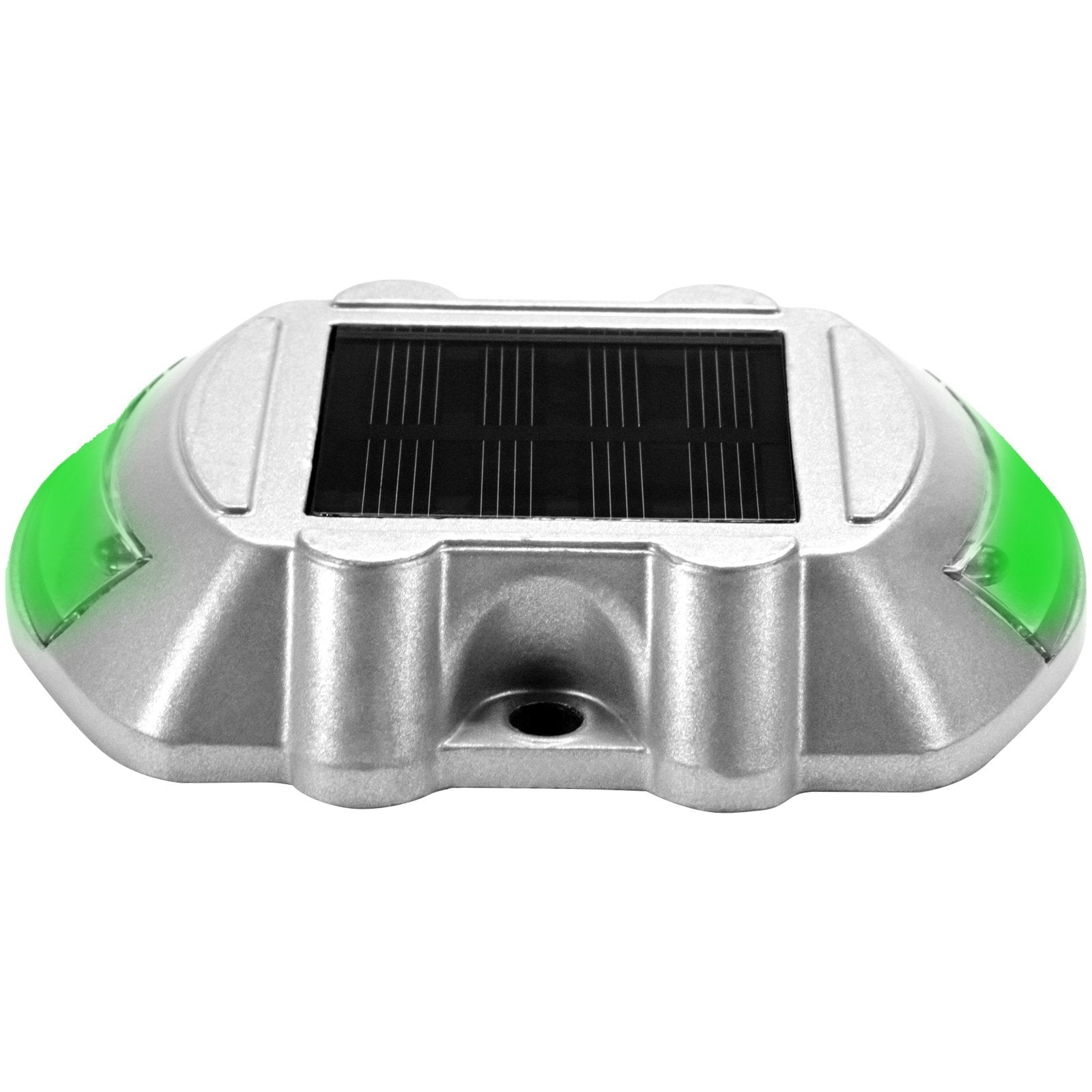 Solar Driveway Light 8-Pack LED Road Markers Green for Garden Pathway