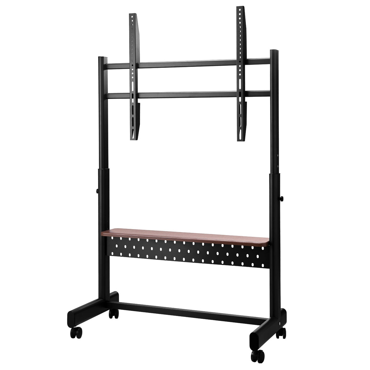 Rolling TV Stand Mobile Cart for 55-100 Inch Screens with Tray