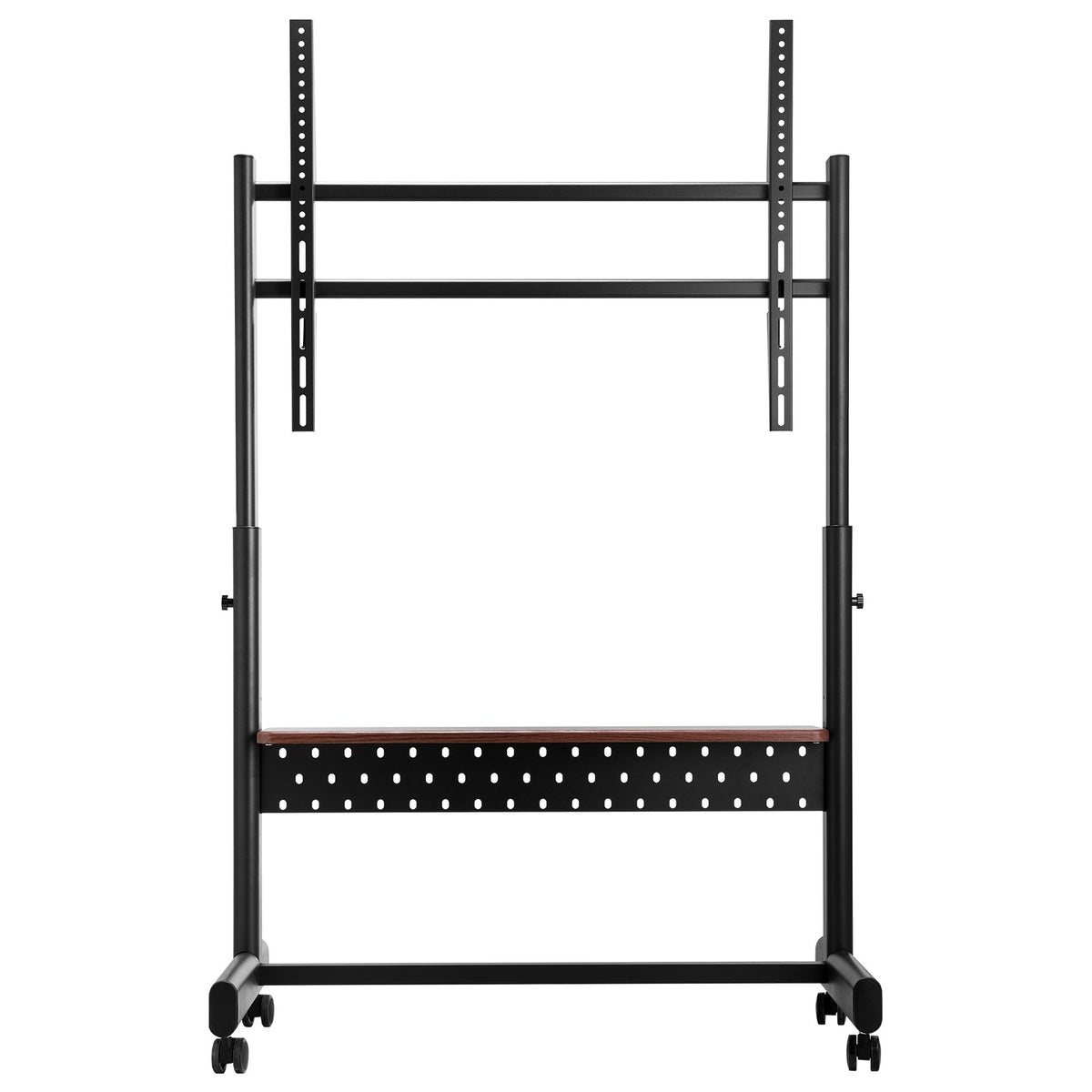 Rolling TV Stand Mobile Cart for 55-100 Inch Screens with Tray