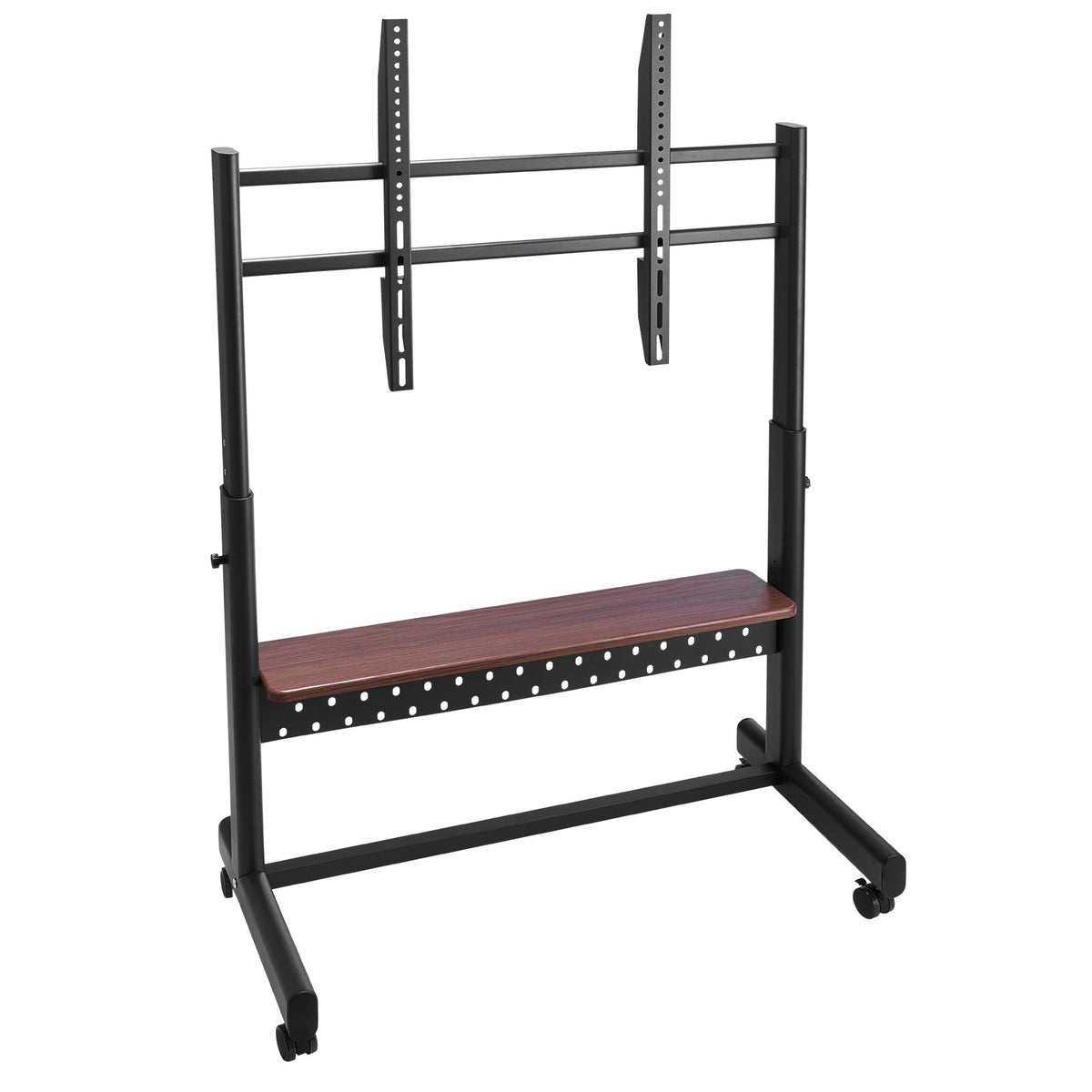 Rolling TV Stand Mobile Cart for 55-100 Inch Screens with Tray