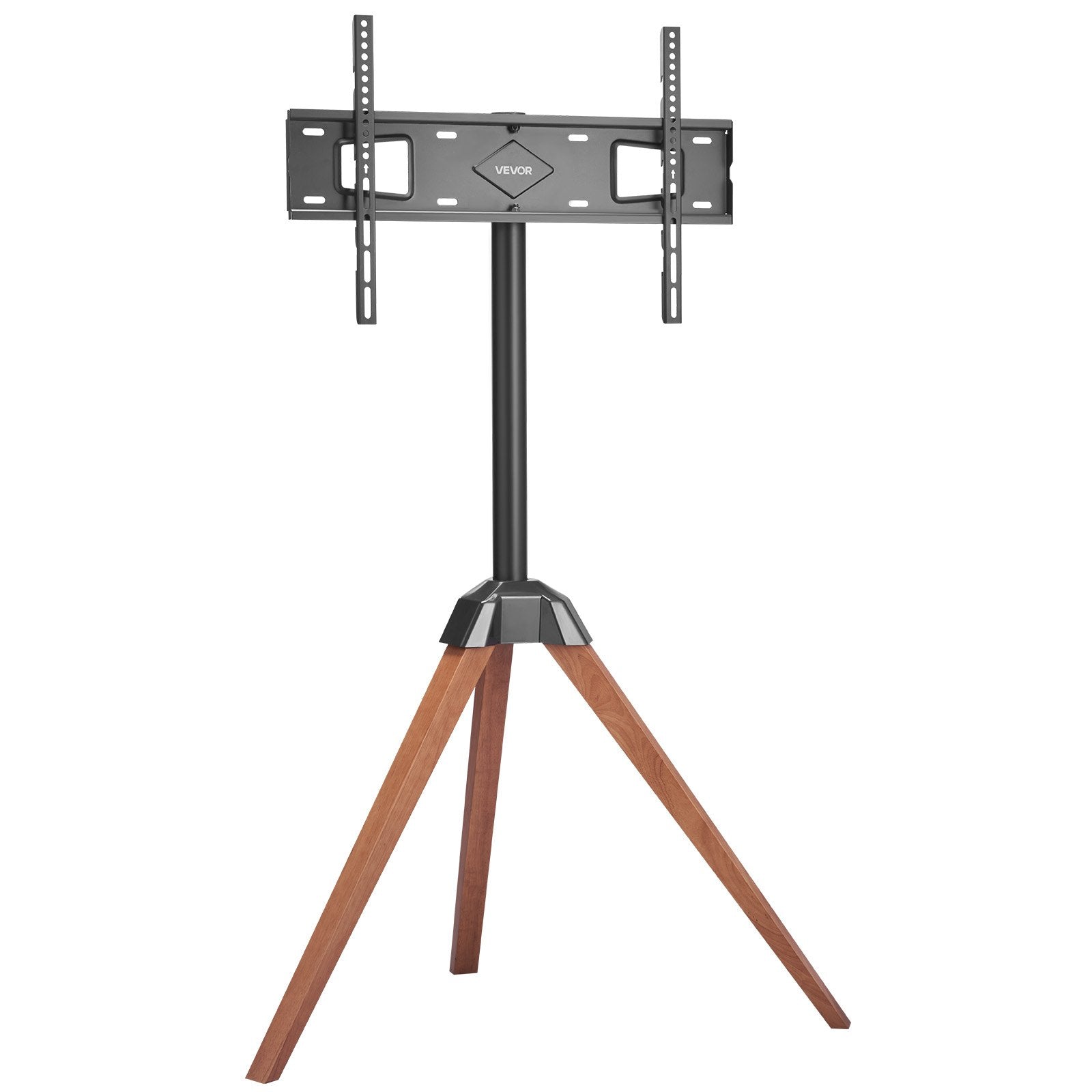 Tripod Easel TV Stand for 40-65 Inch Screens with Wood Legs