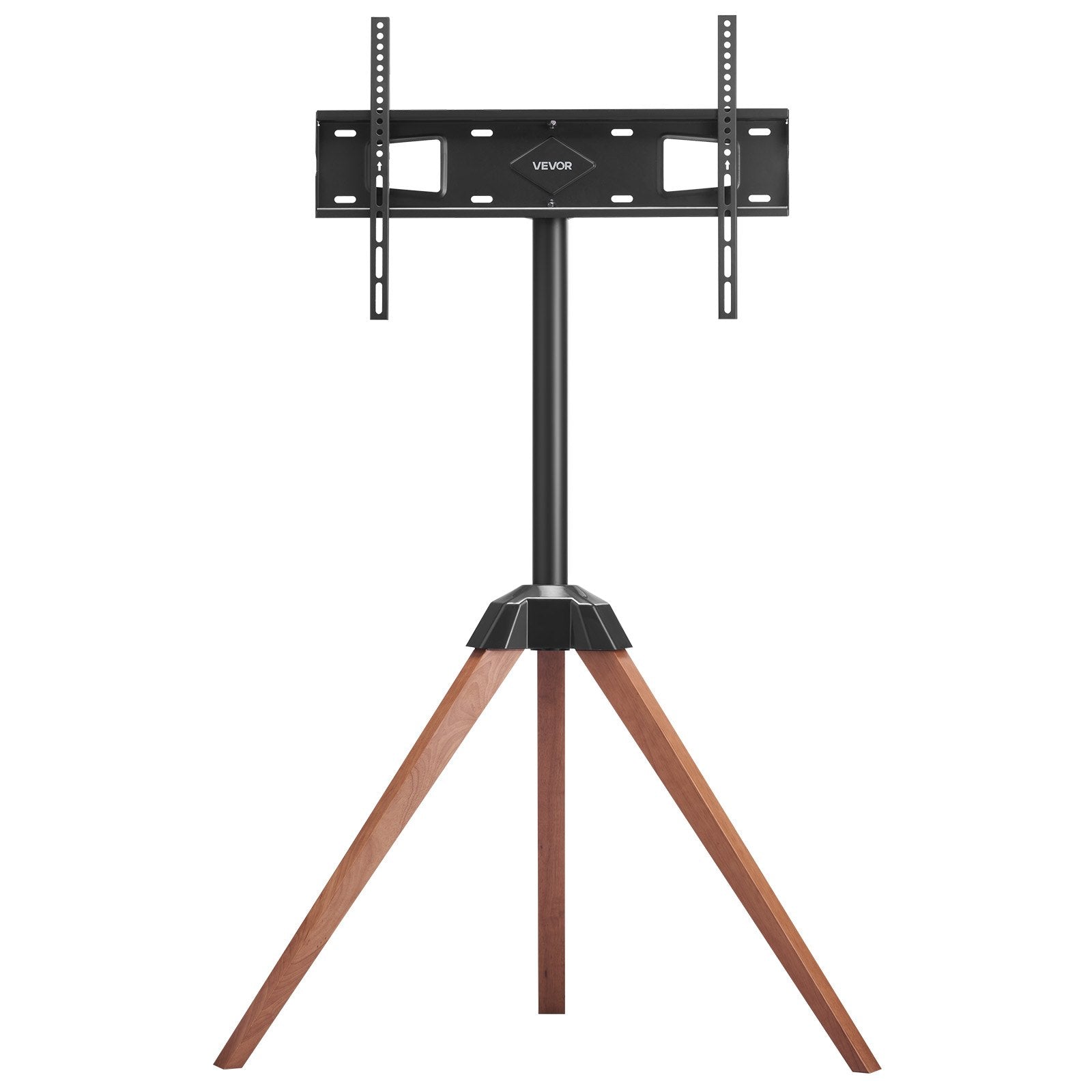 Tripod Easel TV Stand for 40-65 Inch Screens with Wood Legs