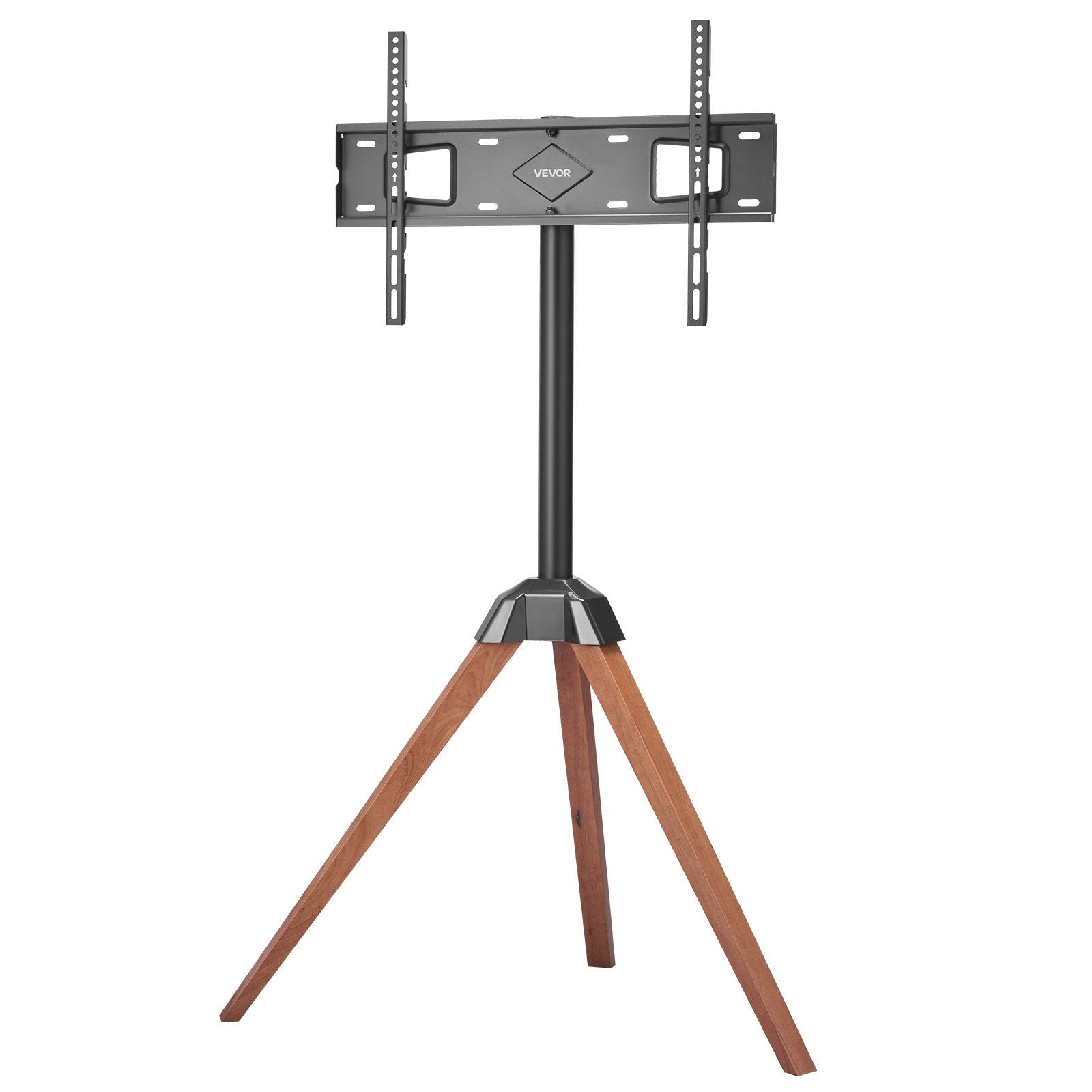 Tripod Easel TV Stand for 40-65 Inch Screens with Wood Legs