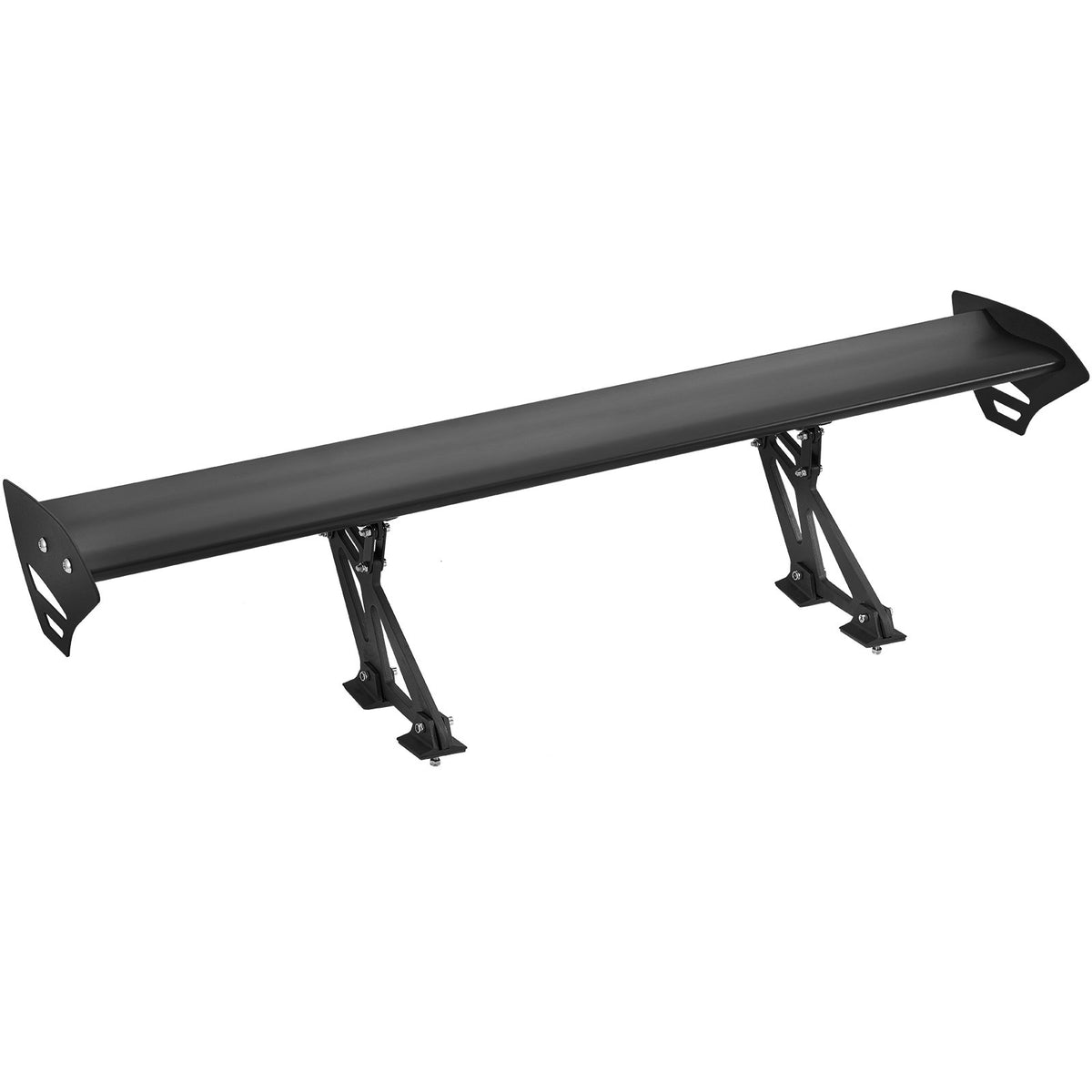 GT Wing Car Spoiler 43.3 in Single Deck Adjustable Aluminum Racing Black