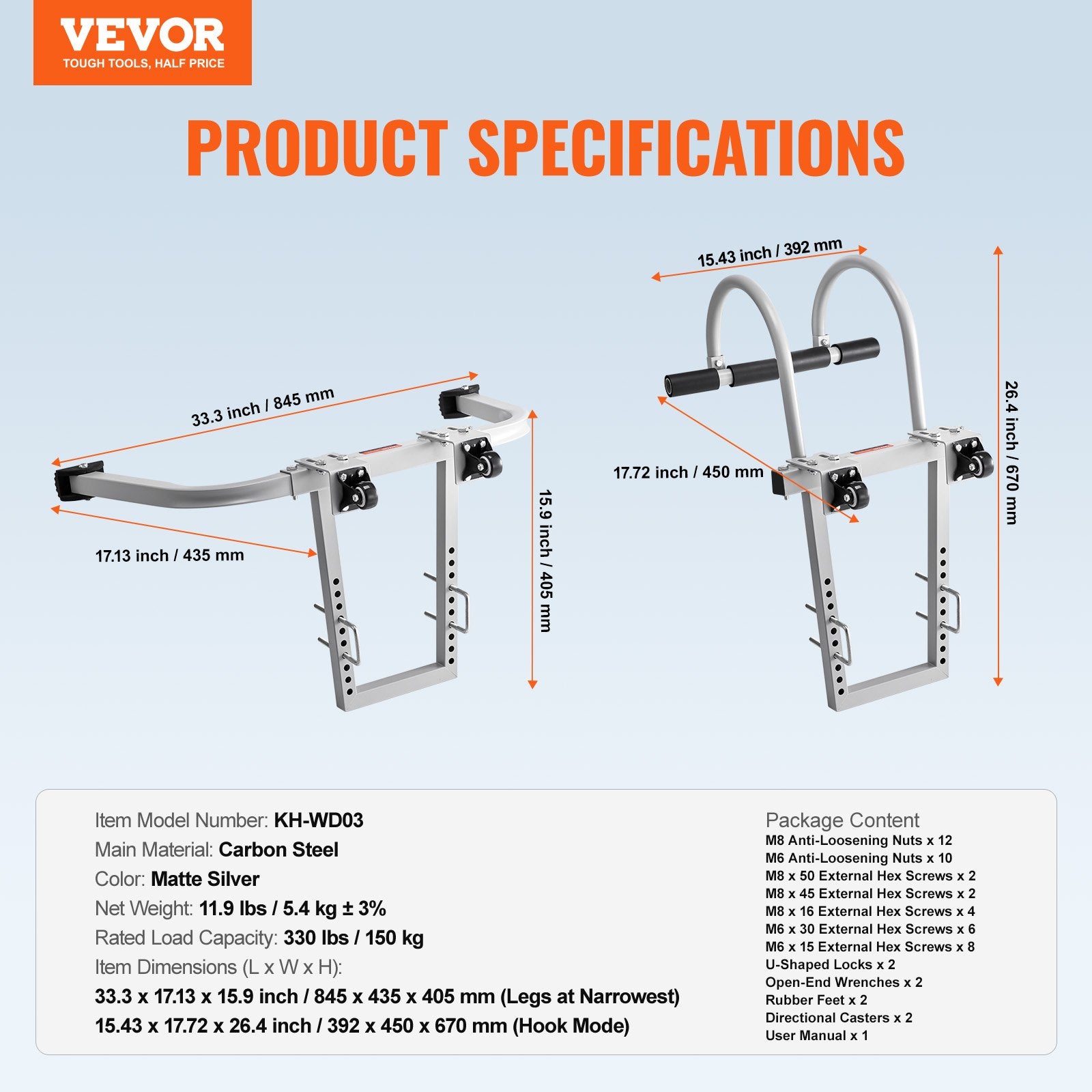 1. 2-in-1 Ladder Standoff & Stabilizer, Steel T-Bar for Roof Access