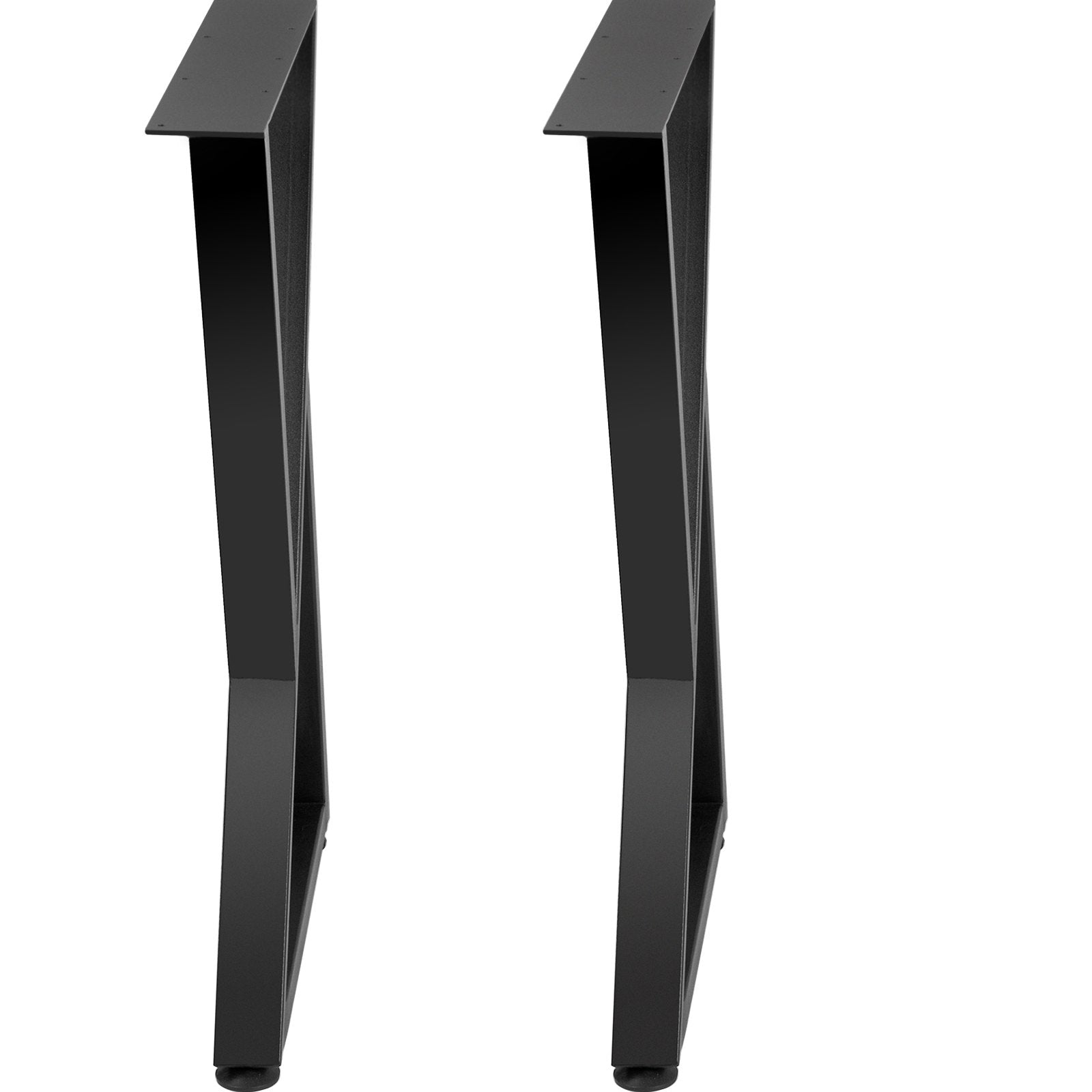 Metal Table Legs 71.1x45.7cm Set of 2 Z Shape Heavy Duty Coffee Table Legs