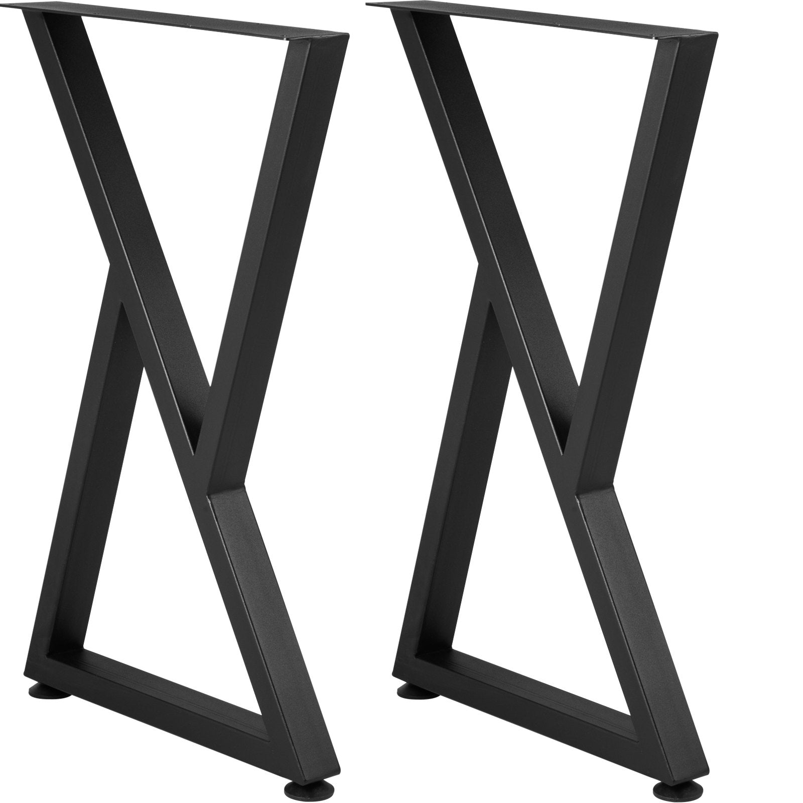 Metal Table Legs 71.1x45.7cm Set of 2 Z Shape Heavy Duty Coffee Table Legs