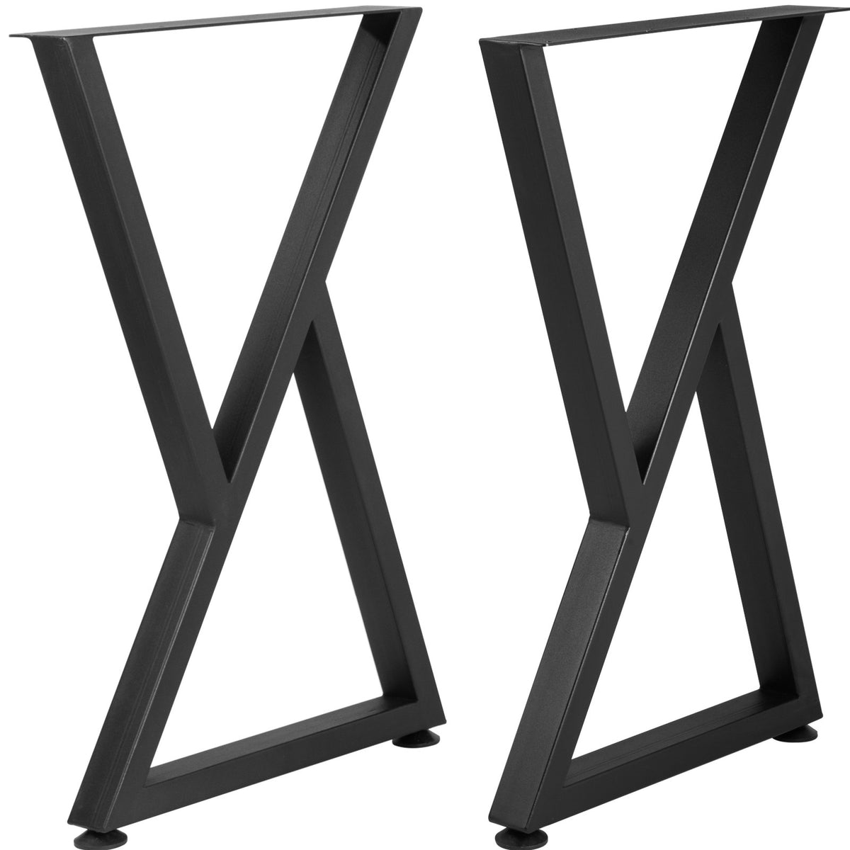 Metal Table Legs 71.1x45.7cm Set of 2 Z Shape Heavy Duty Coffee Table Legs