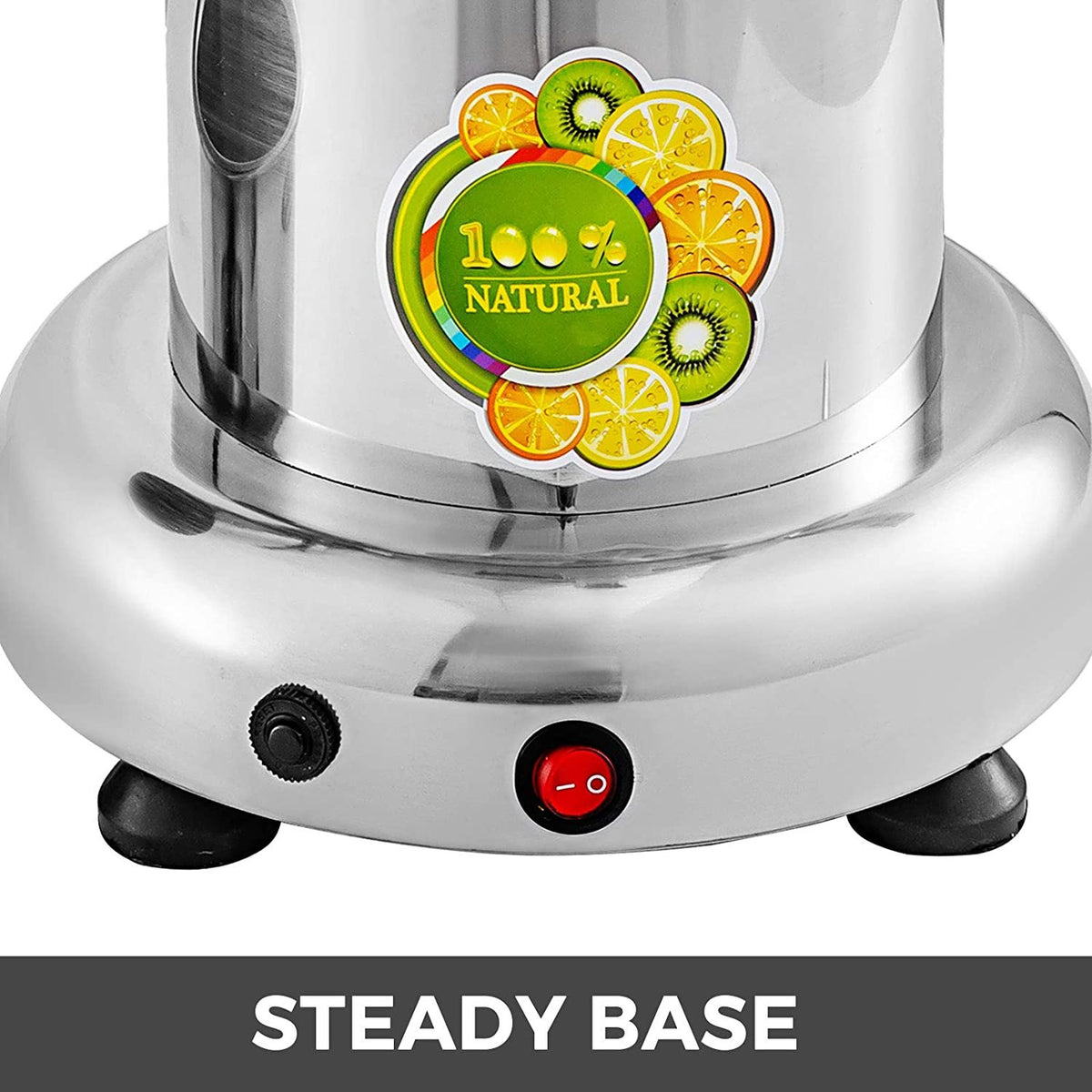 Juice Extractor 370W Commercial 176lbs/hr Stainless Steel Centrifugal Juicer