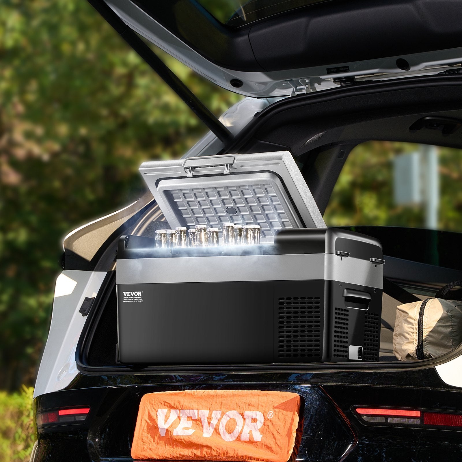 Portable Car Refrigerator 20L 12V/24V/100-240V Single Zone Freezer -20℃ to 20℃