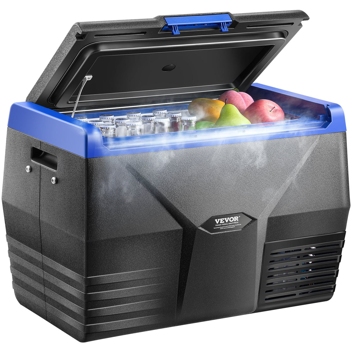 Portable Car Refrigerator 20L 12V/24V/100-240V Single Zone Freezer -18℃ to 10℃