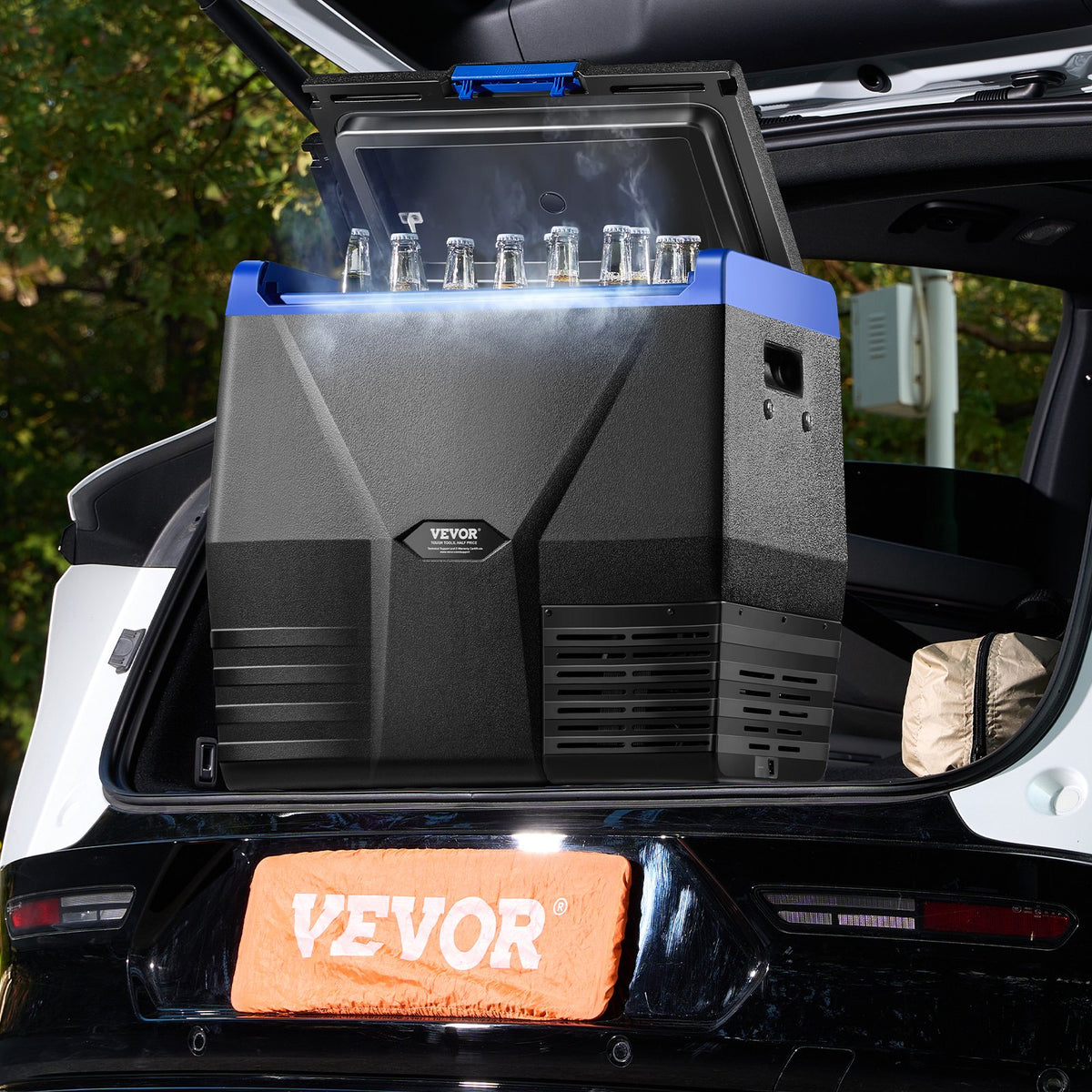 Portable Car Refrigerator 35L 12V/24V/100-240V Single Zone Freezer -18℃ to 10℃
