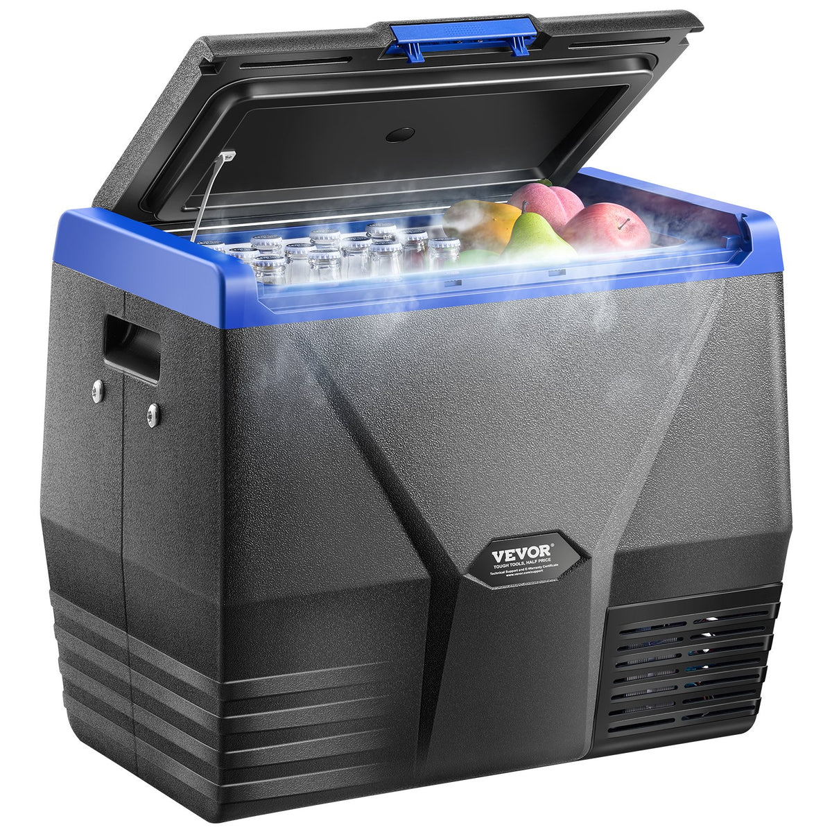Portable Car Refrigerator 35L 12V/24V/100-240V Single Zone Freezer -18℃ to 10℃