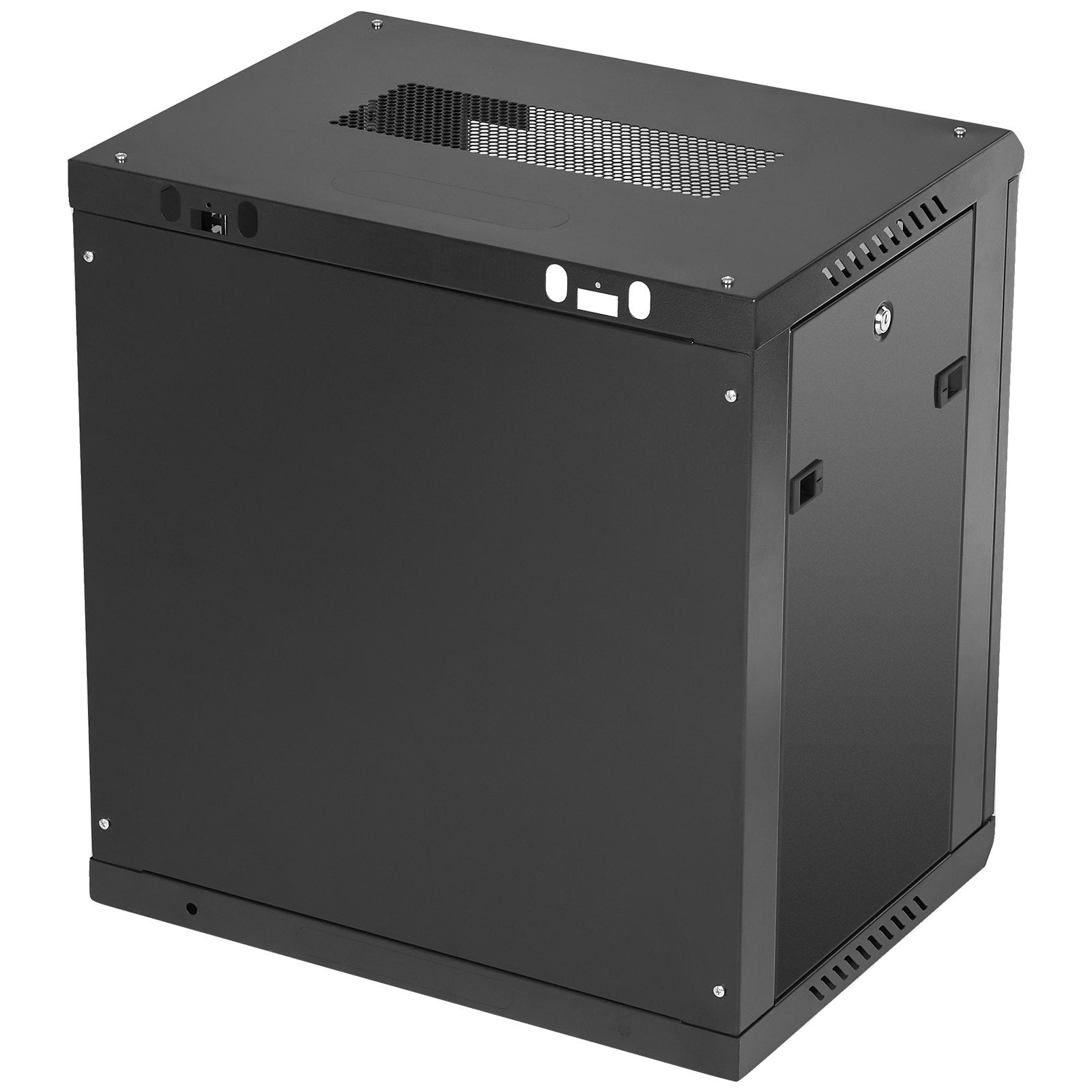 12U Wall Mount Network Server Cabinet 15.5'' Deep with Locking Door Panels