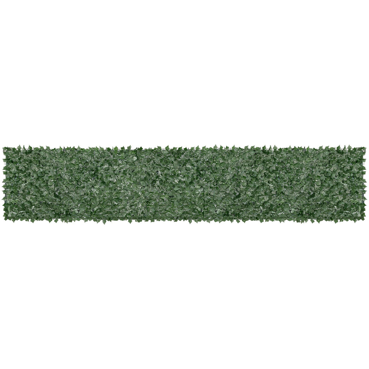 Ivy Privacy Fence 39x198in Artificial Green Wall Screen with Mesh Backing