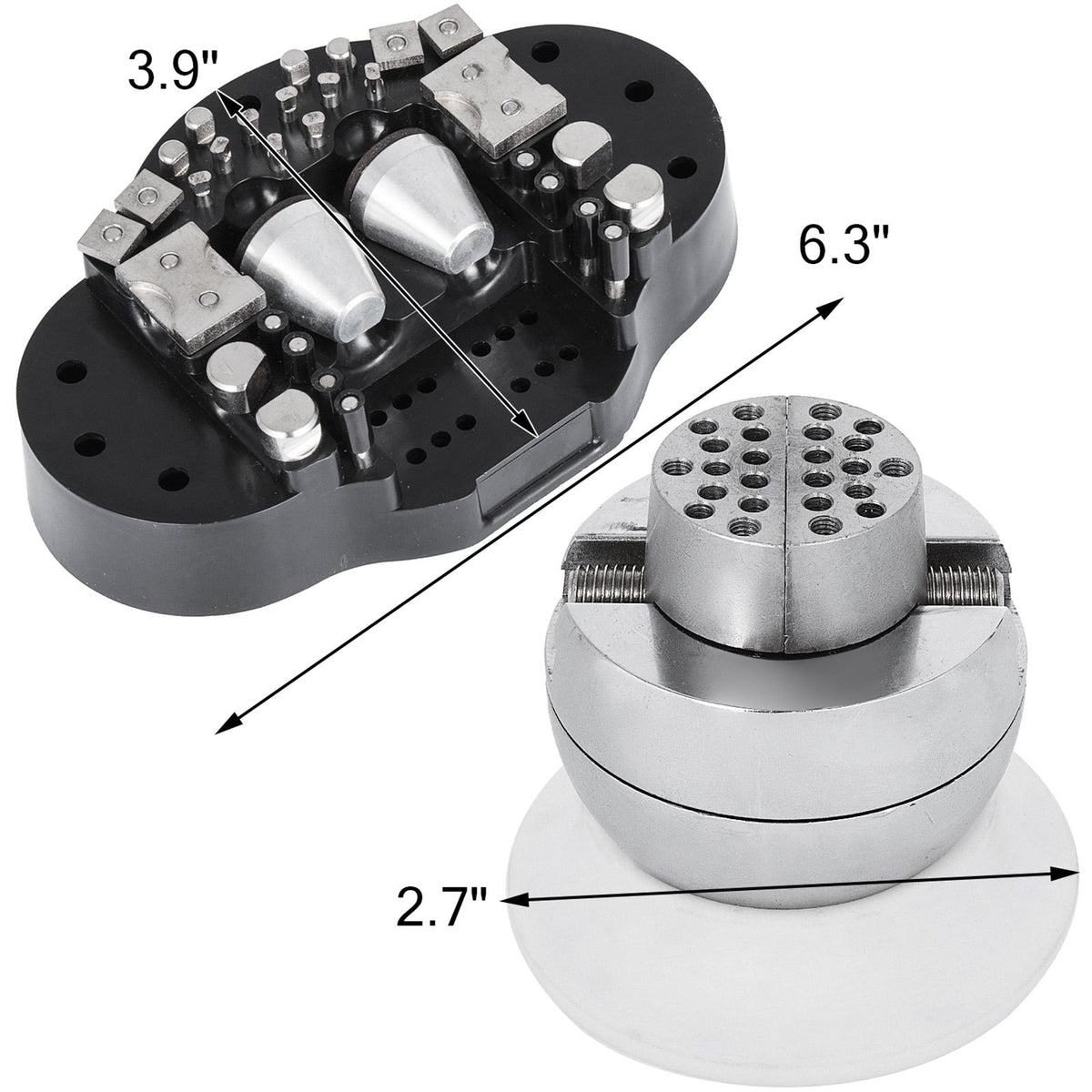 Ball Vise 3 Inch Engraving Tool 360 Rotation 30PCS Attachments Jewelry