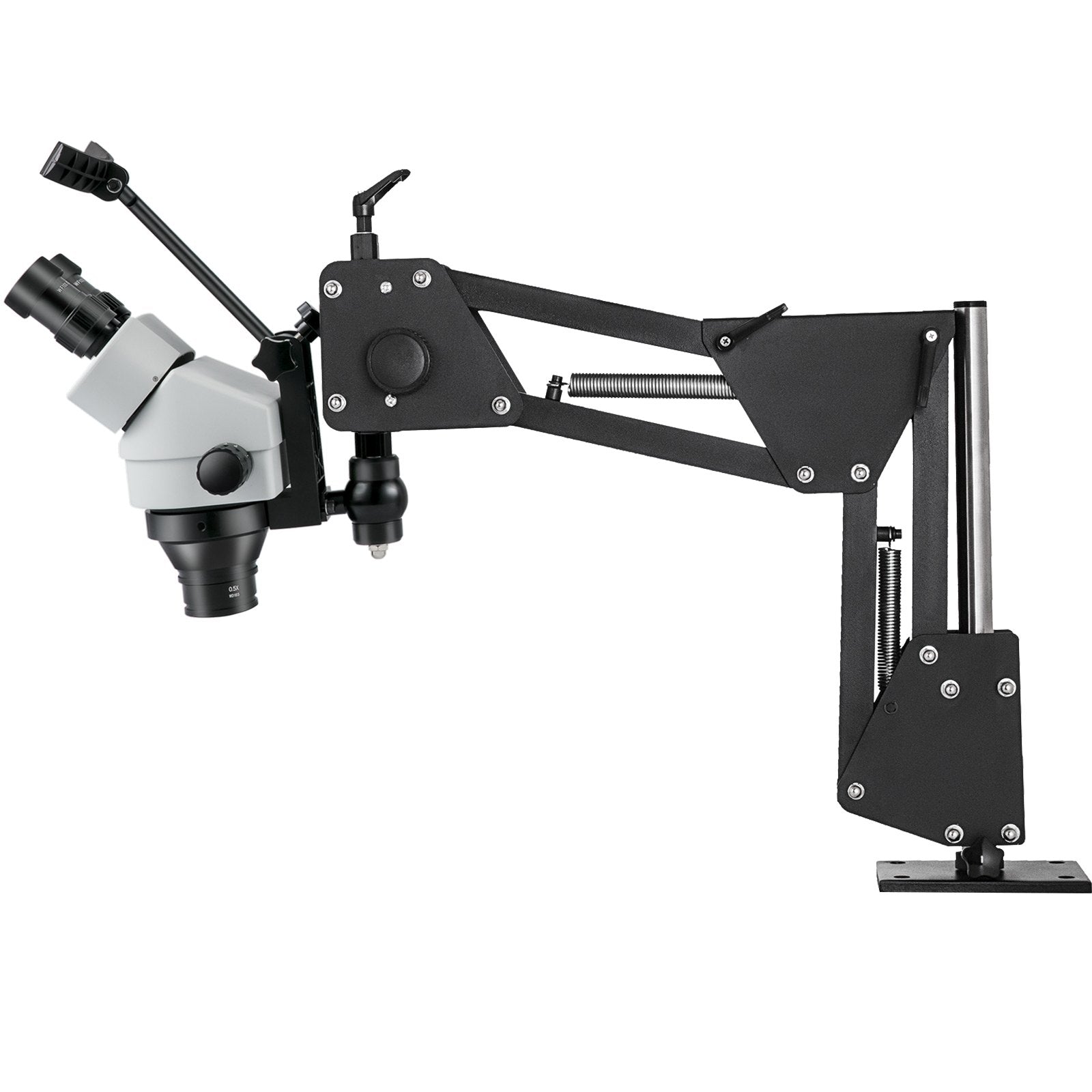 Microscope Micro Inlaid Mirror 7X-45X Multi-Directional Spring Bracket Stand