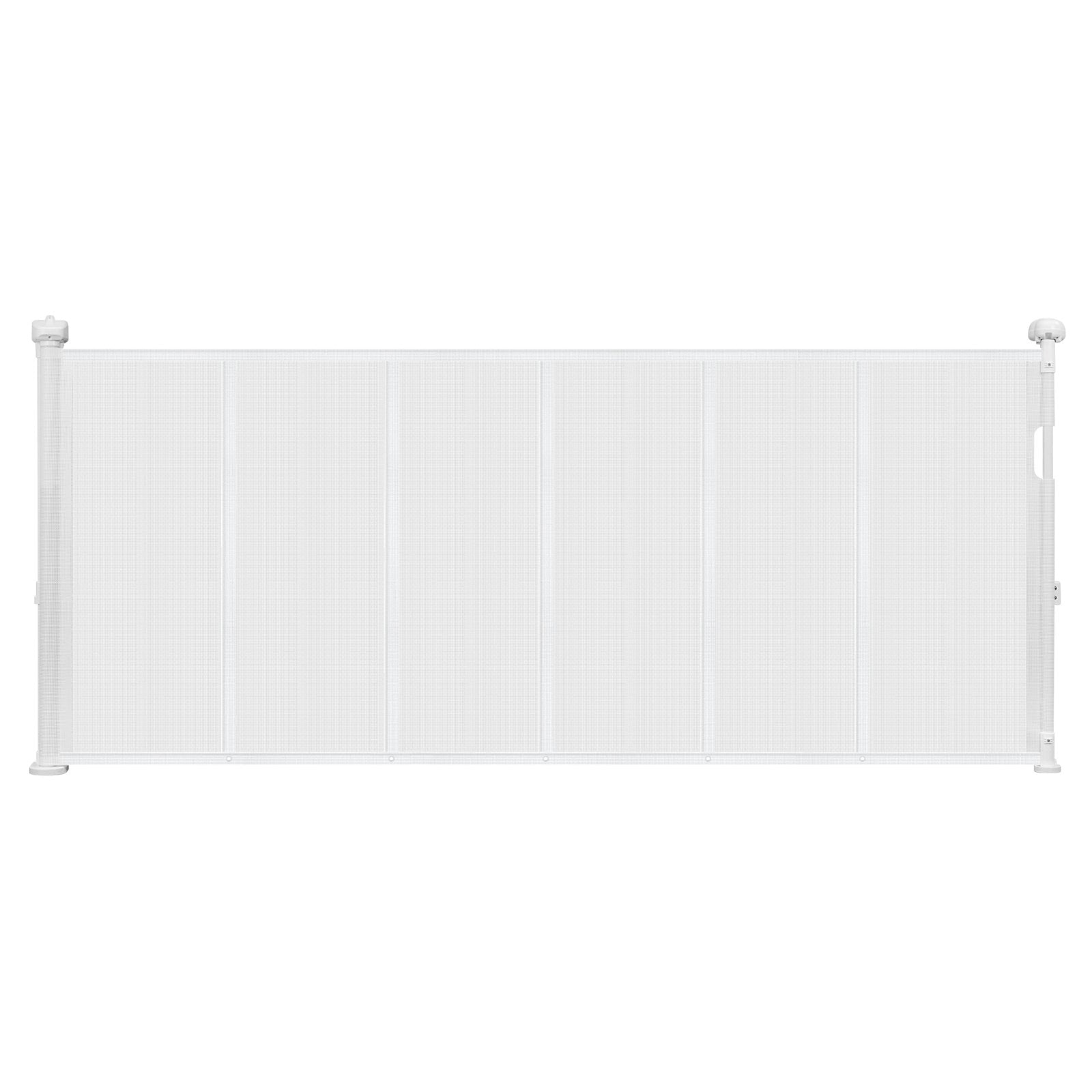 Retractable Baby Gate 870mm Tall Extends 1800mm Wide Mesh Indoor Stairs White